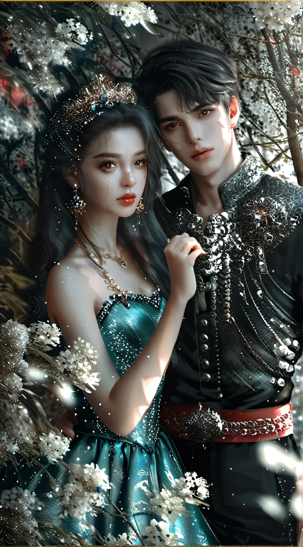 ai character: asher and kiara background