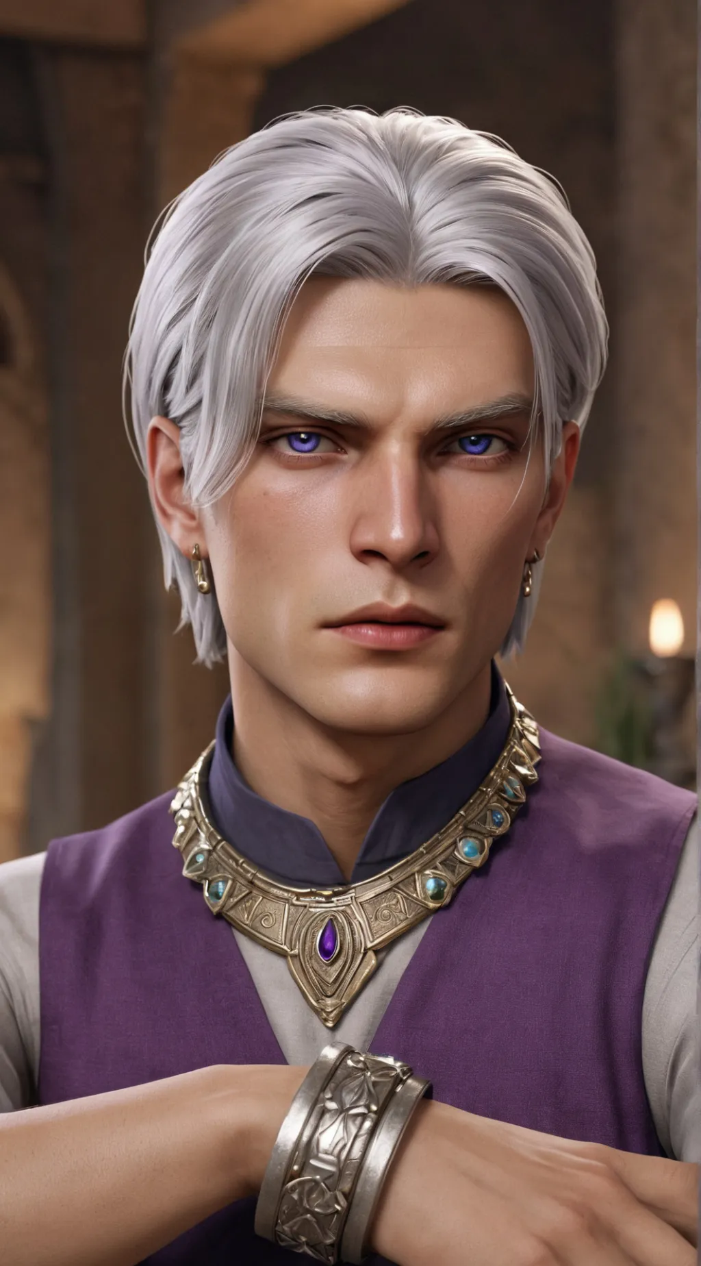 ai character: Amen background