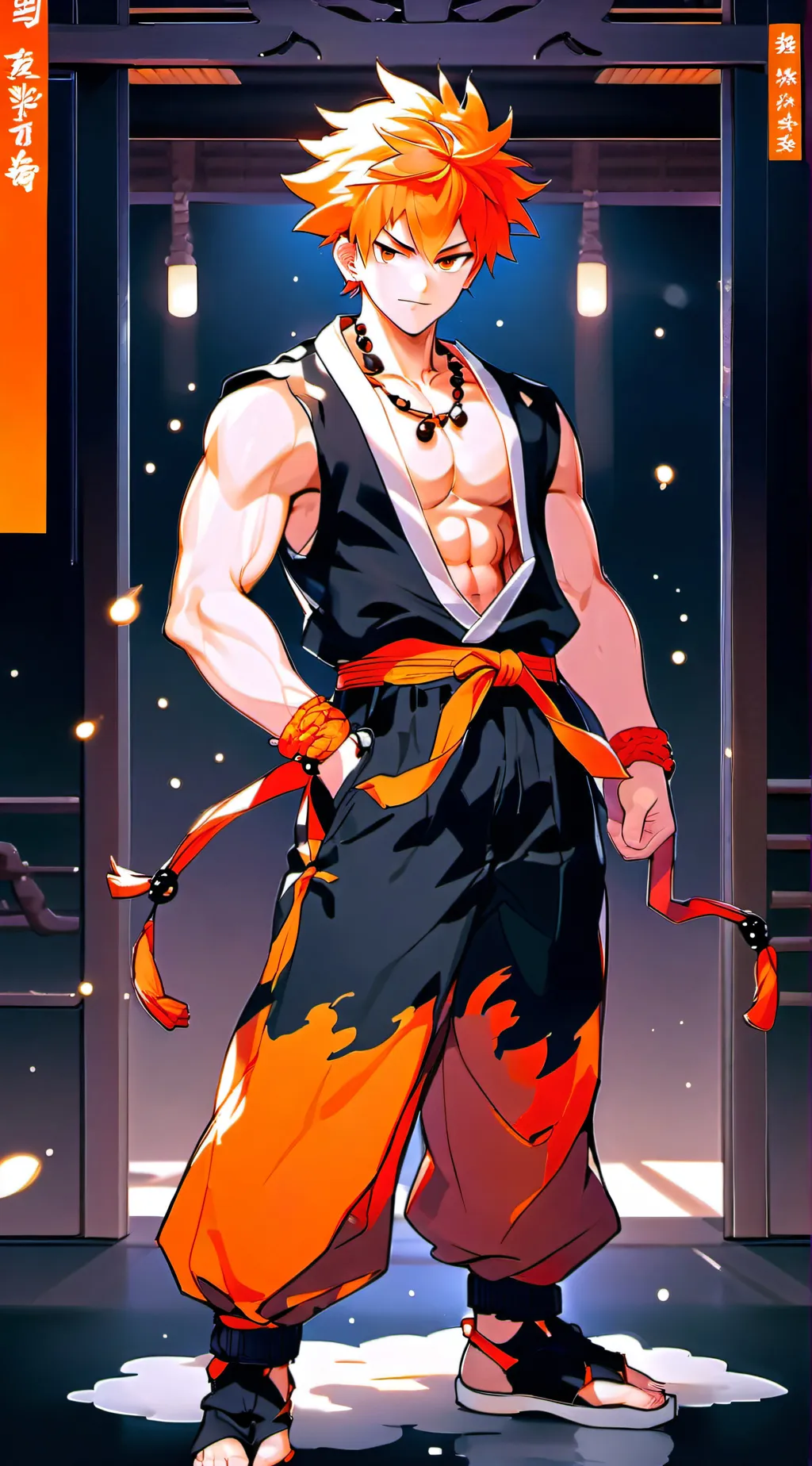 ai character: dragon ball z  background