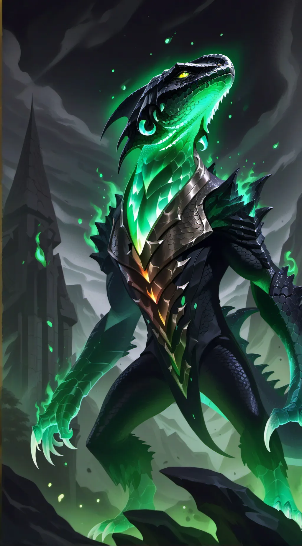 ai character: The Hydra Sunake background