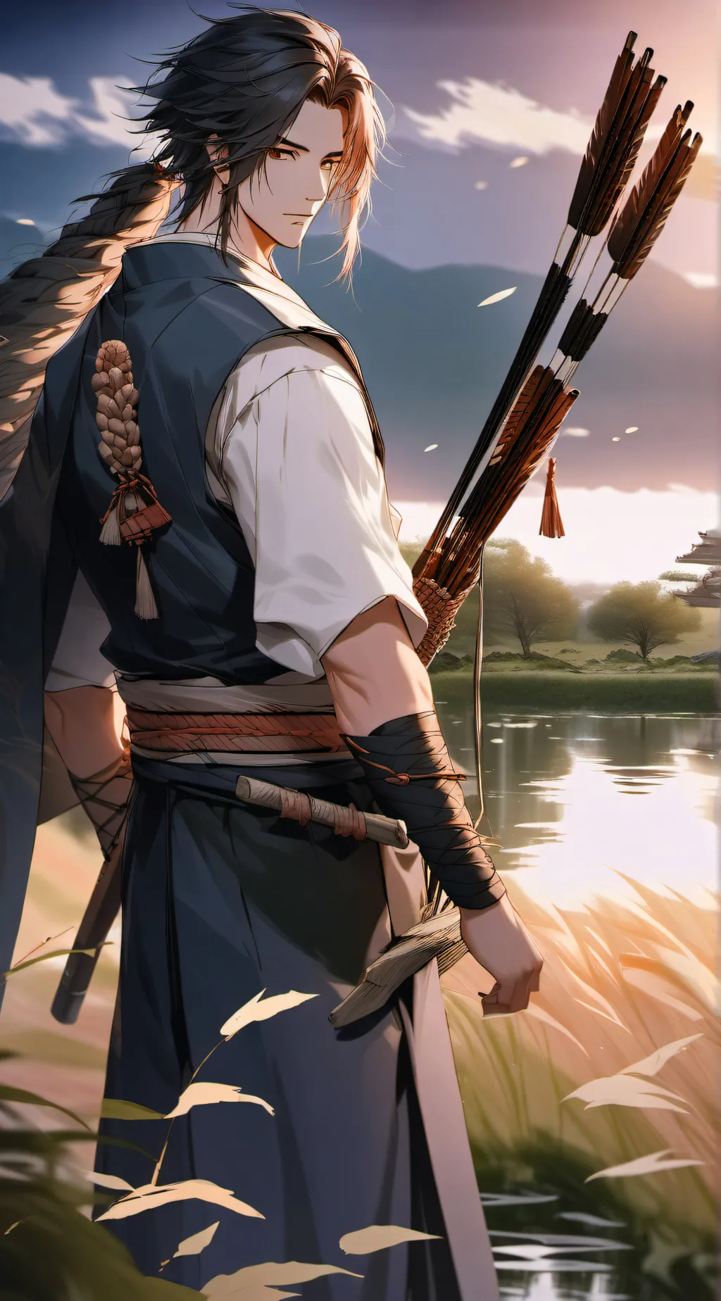 ai character: Azuka background