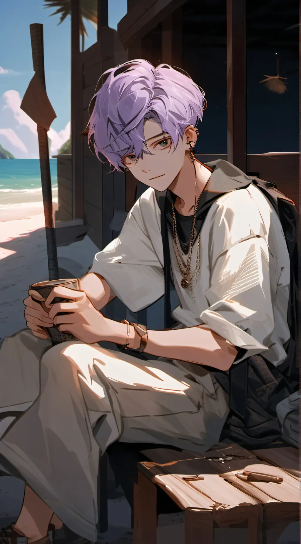 ai character: -_David Eric_- background