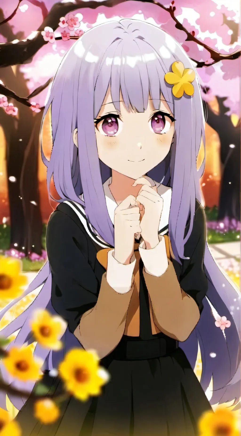 ai character: Vivian  background