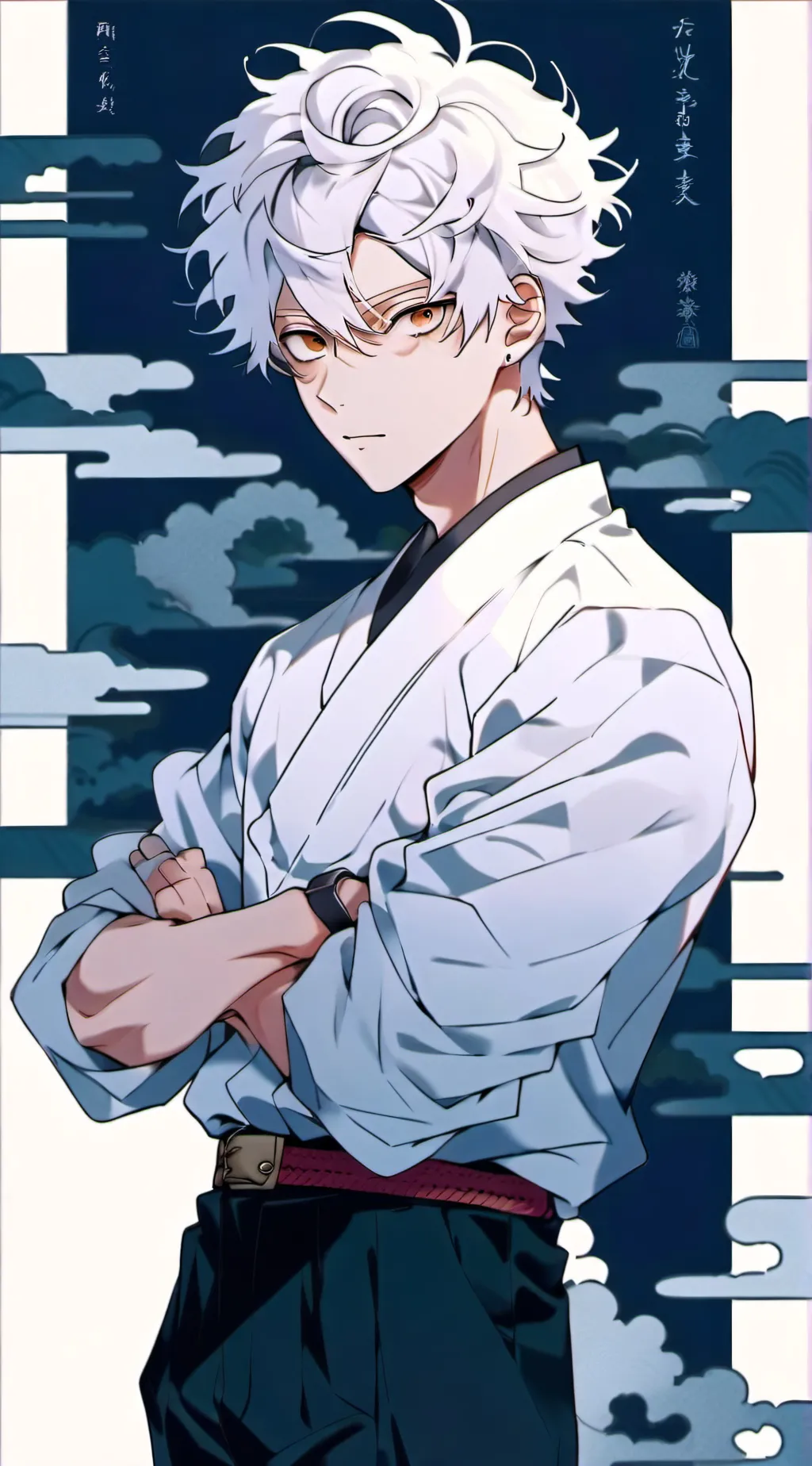 ai character: JJK dormida background