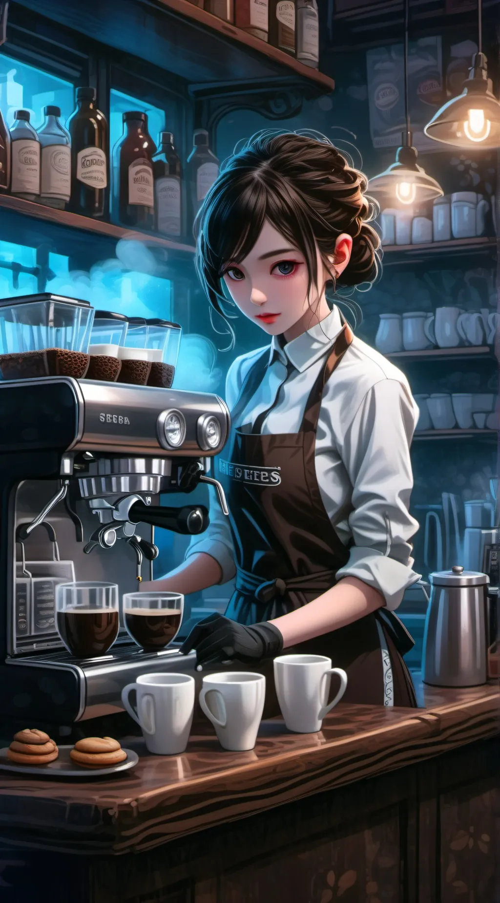 ai character: Violetta background