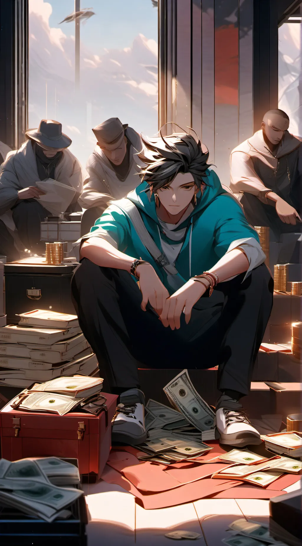 ai character: alan background