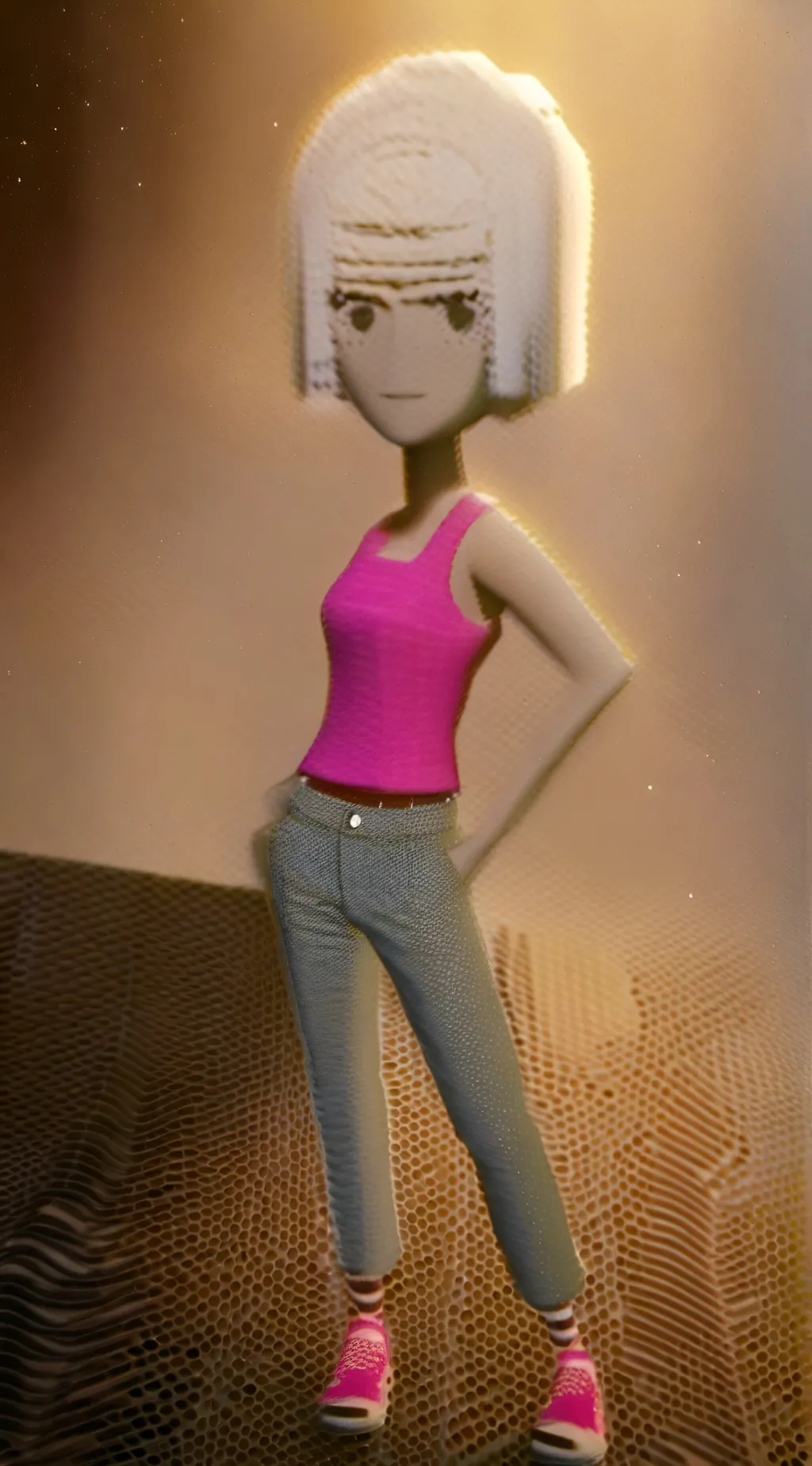 ai character: Pink Lady background