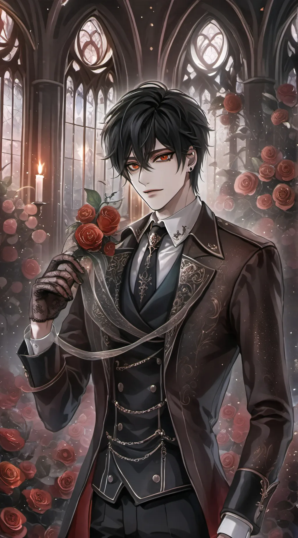 ai character: Aaron  background