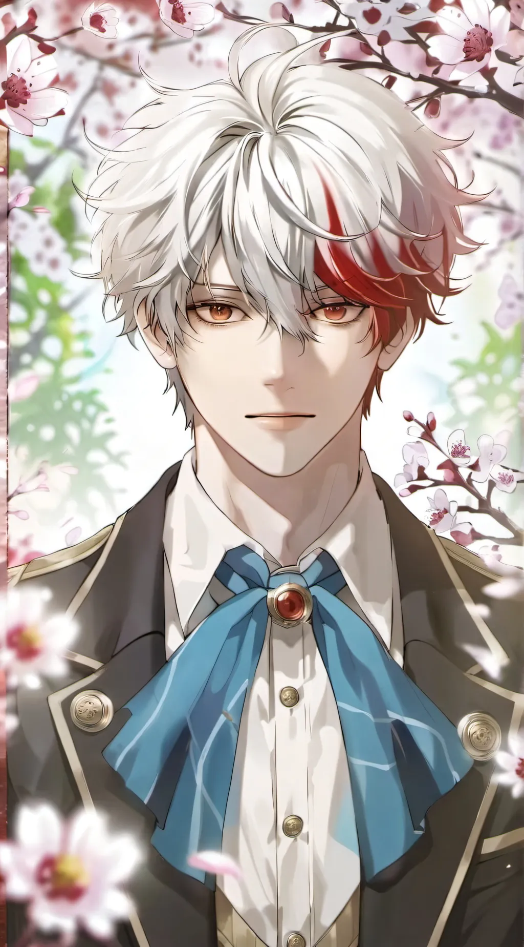 ai character: ❄️Shoto🔥 background