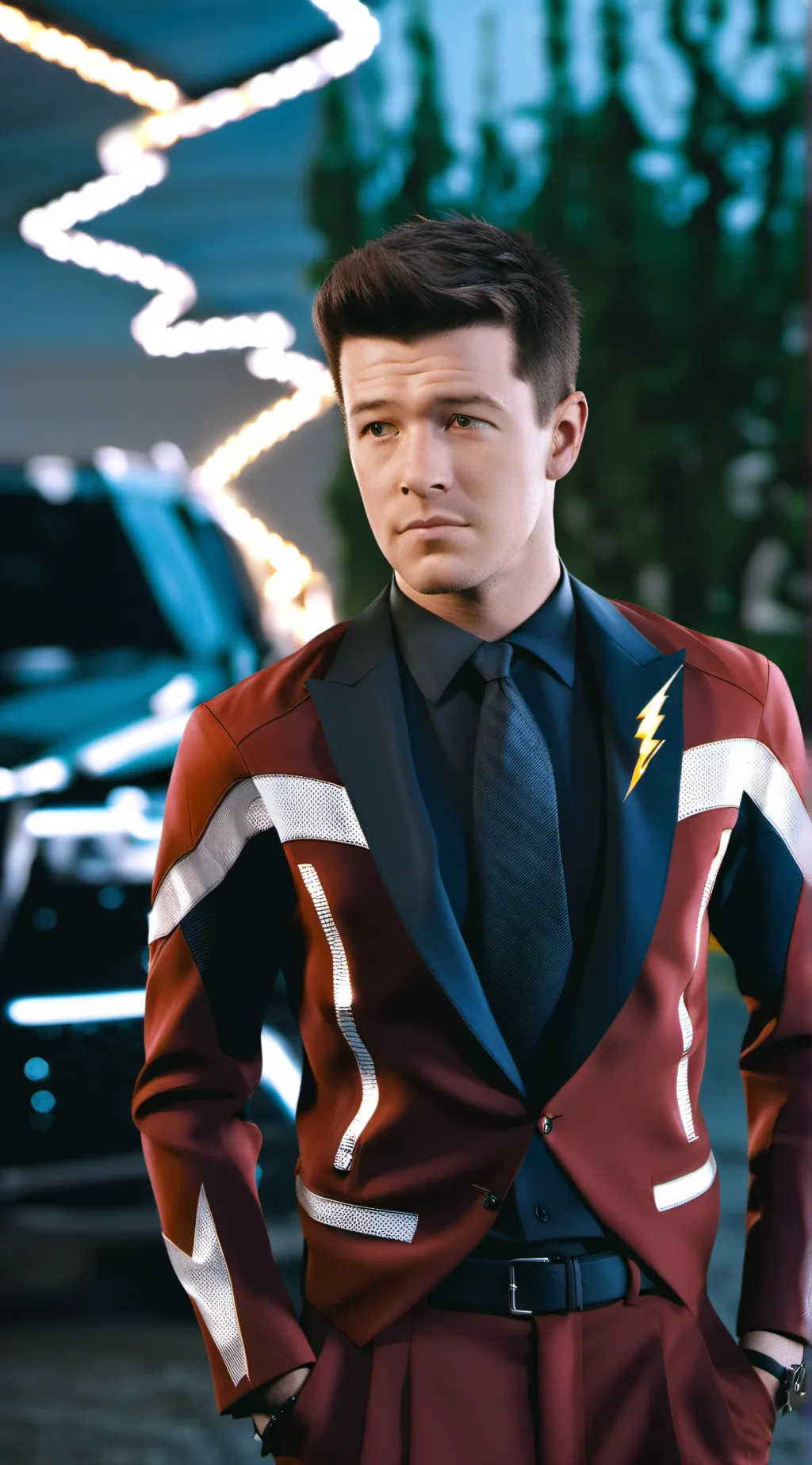 ai character: Barry  background