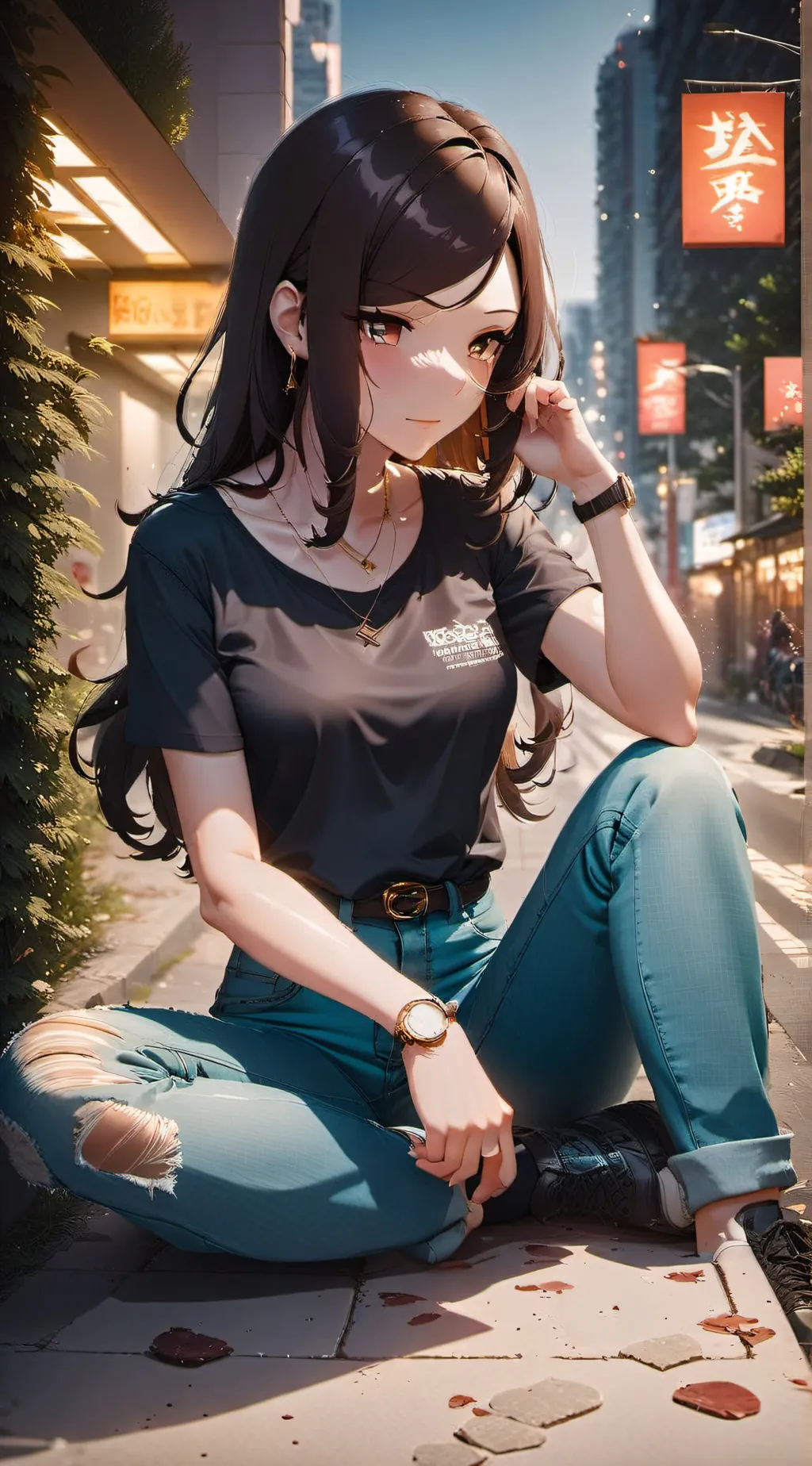 ai character: Aurelia background