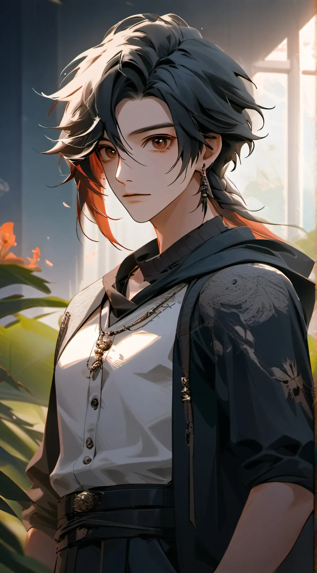 ai character: 𖤐❤️Xavier❤️𖤐 background