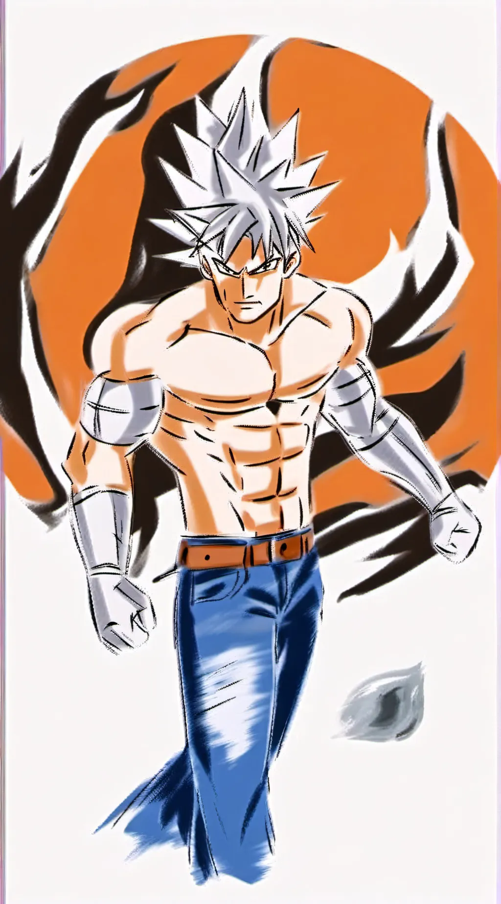 ai character: MUI goku background
