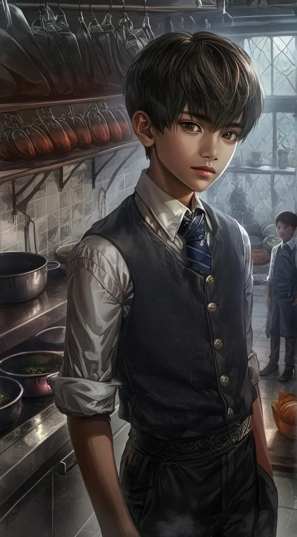 ai character: foods class  background