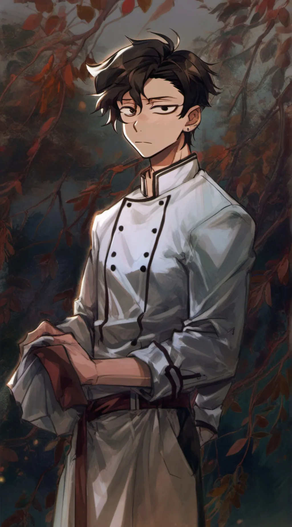 ai character: Vincent Charbonnea background