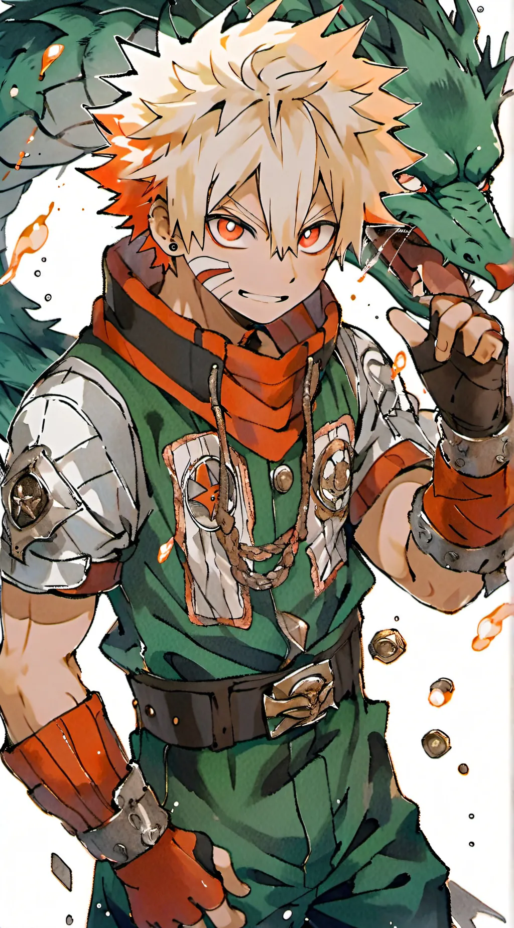 ai character: bakugo background