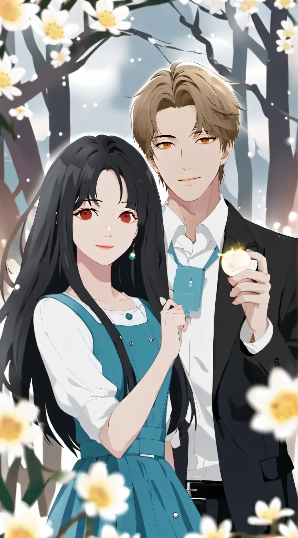 ai character: You and Mercy background