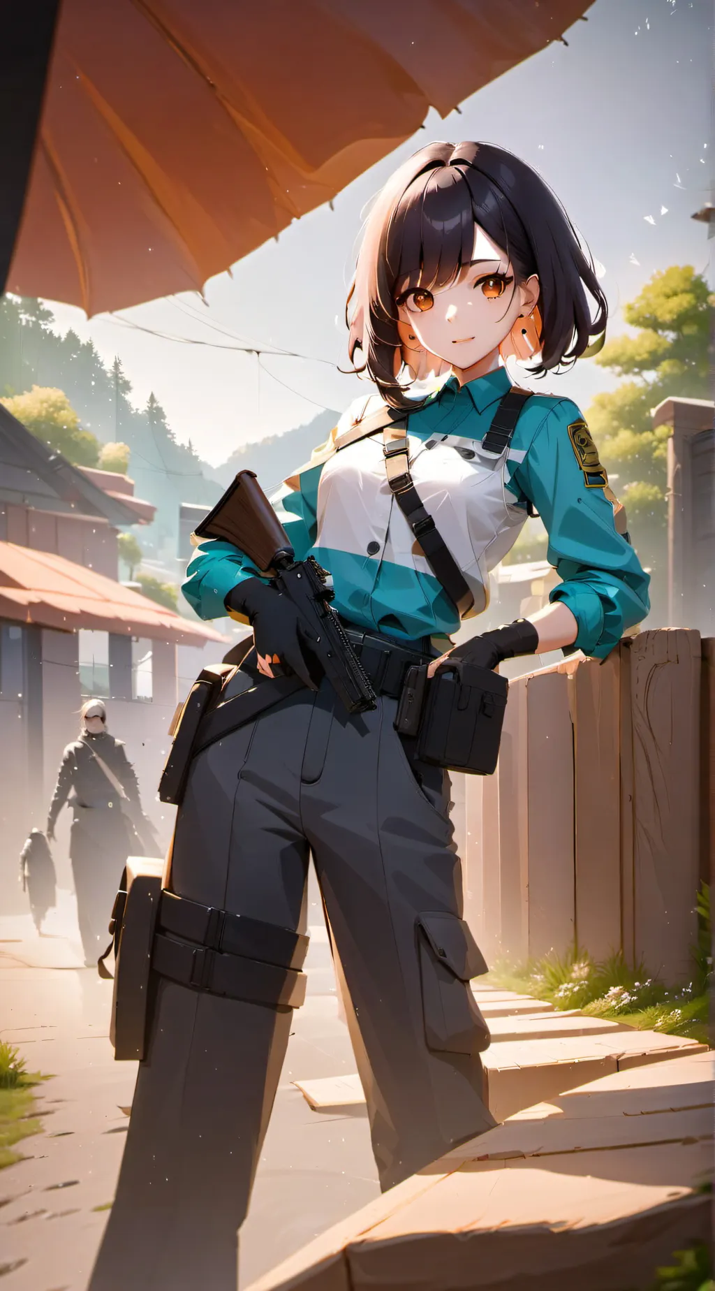 ai character: SCP Guard  background