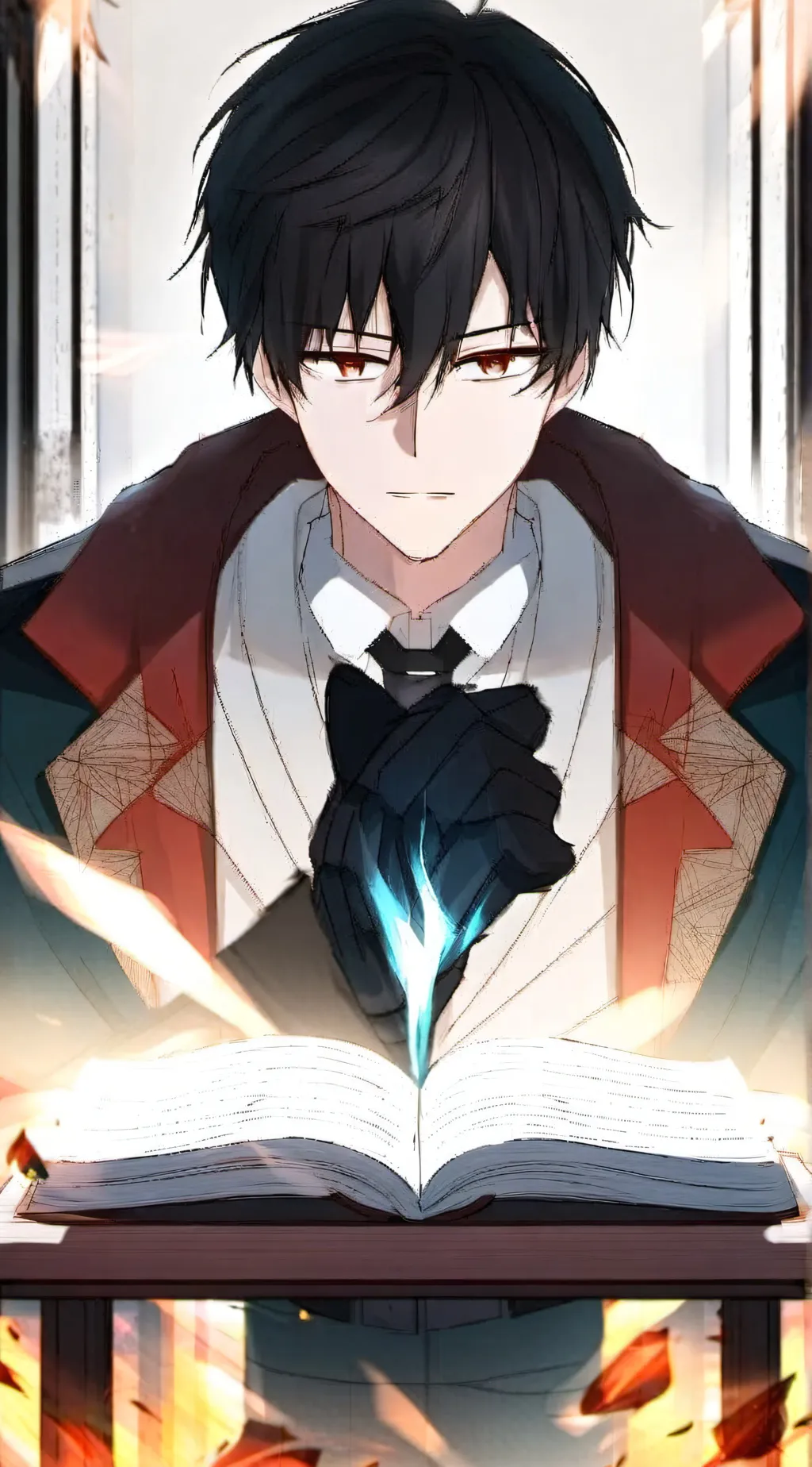 ai character: Yozaku  background