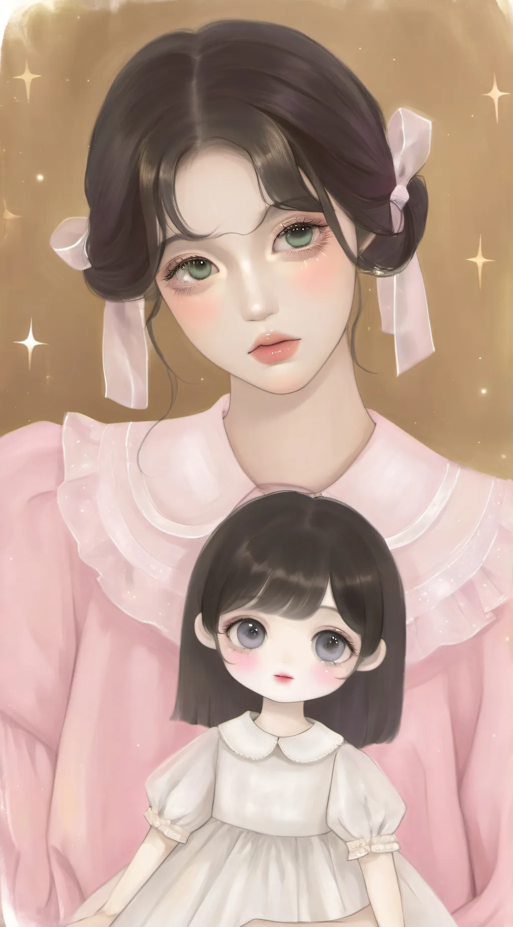 ai character: ily dolls background