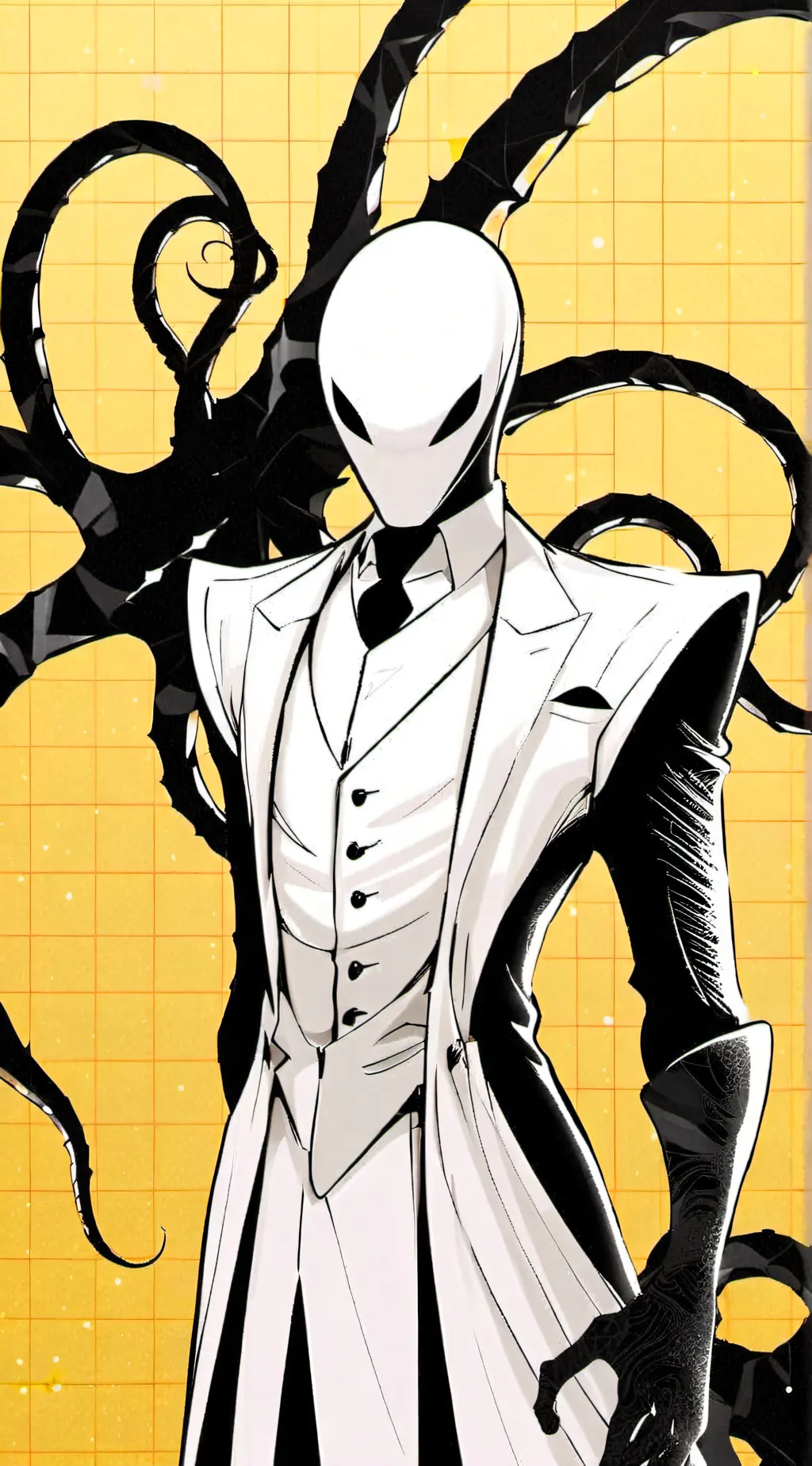 ai character: Slender background