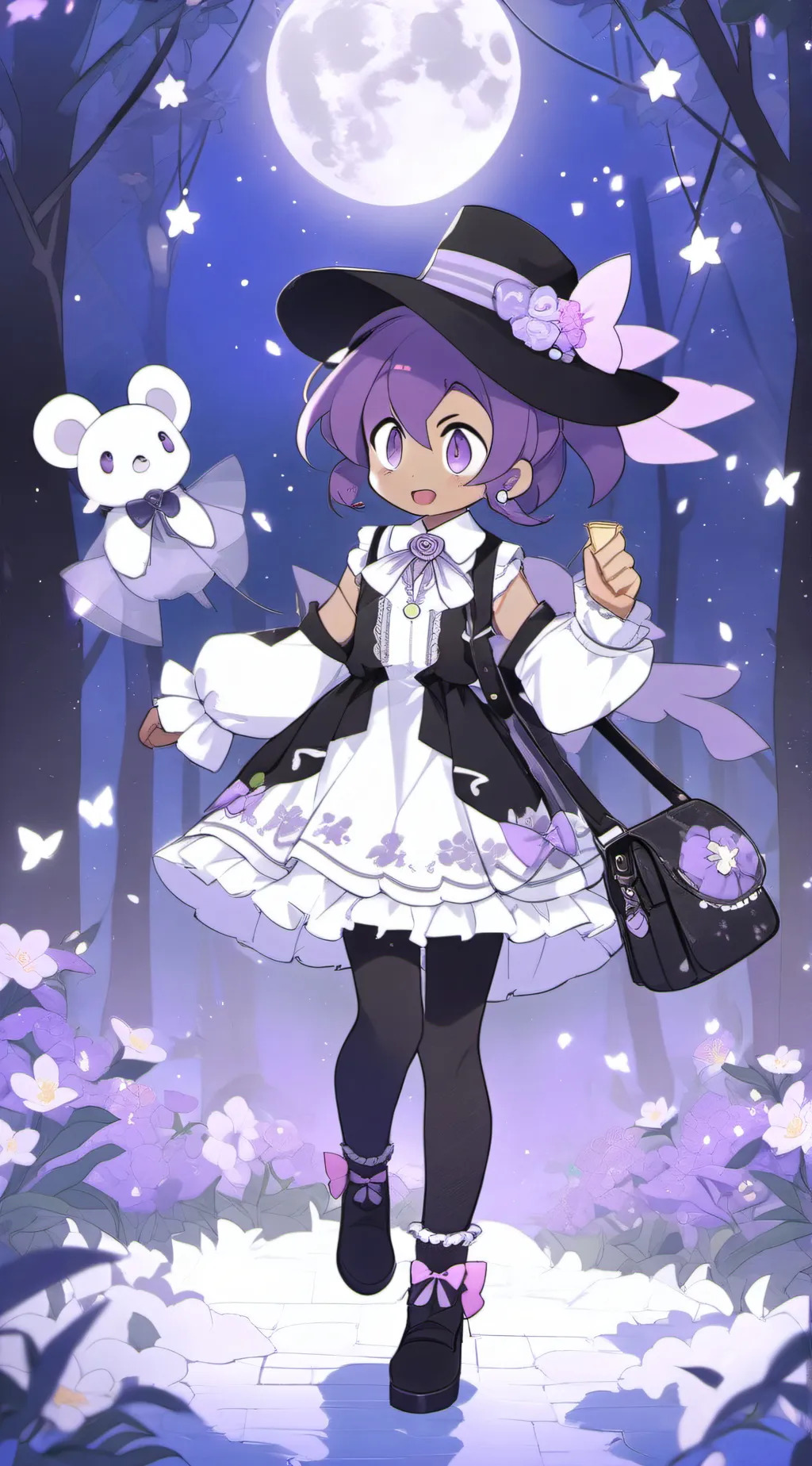 ai character: evelyn  background