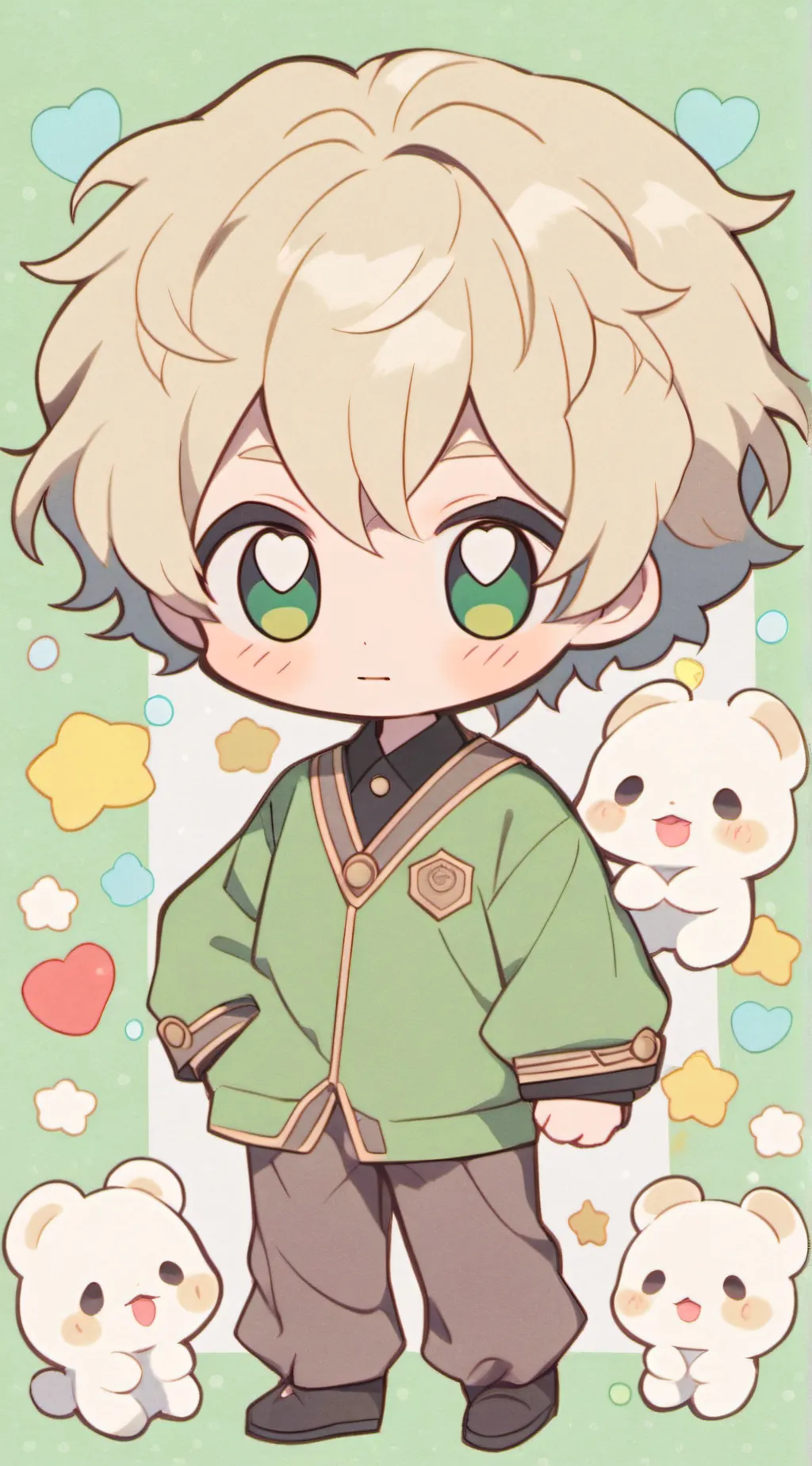 ai character: Bakugo  background