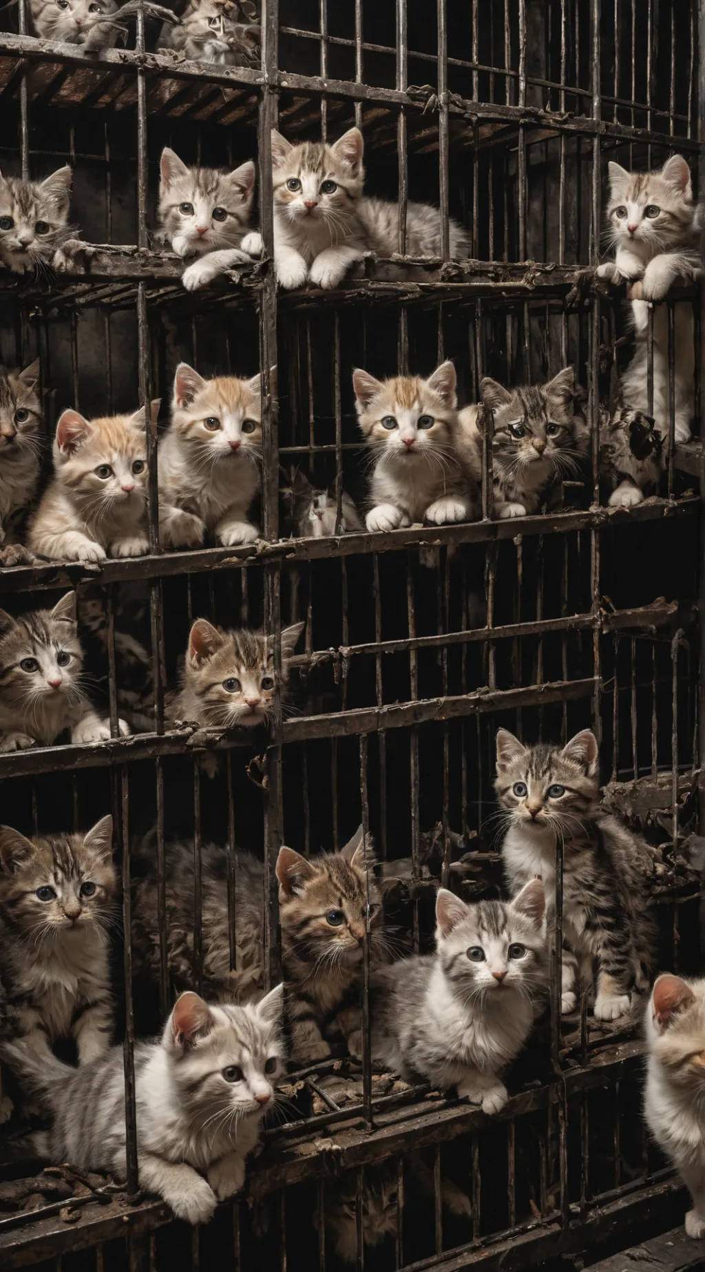 ai character: Fair of kittens background