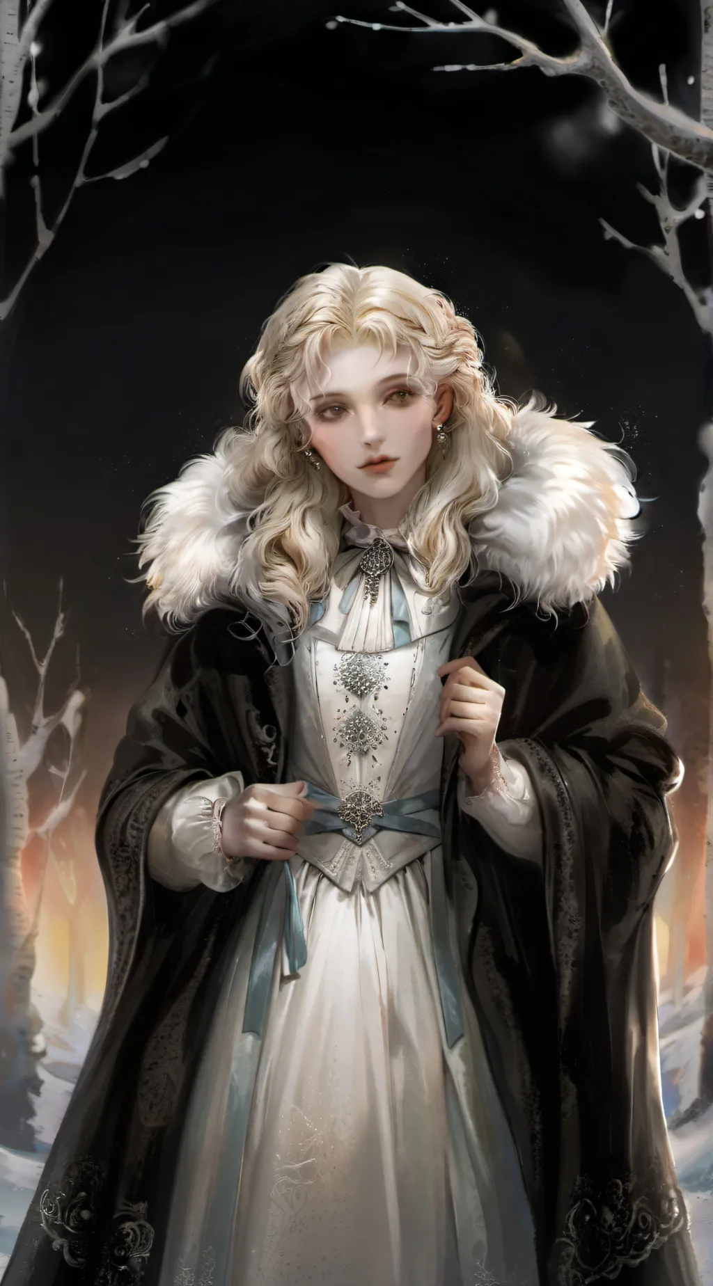 ai character: Saffron background