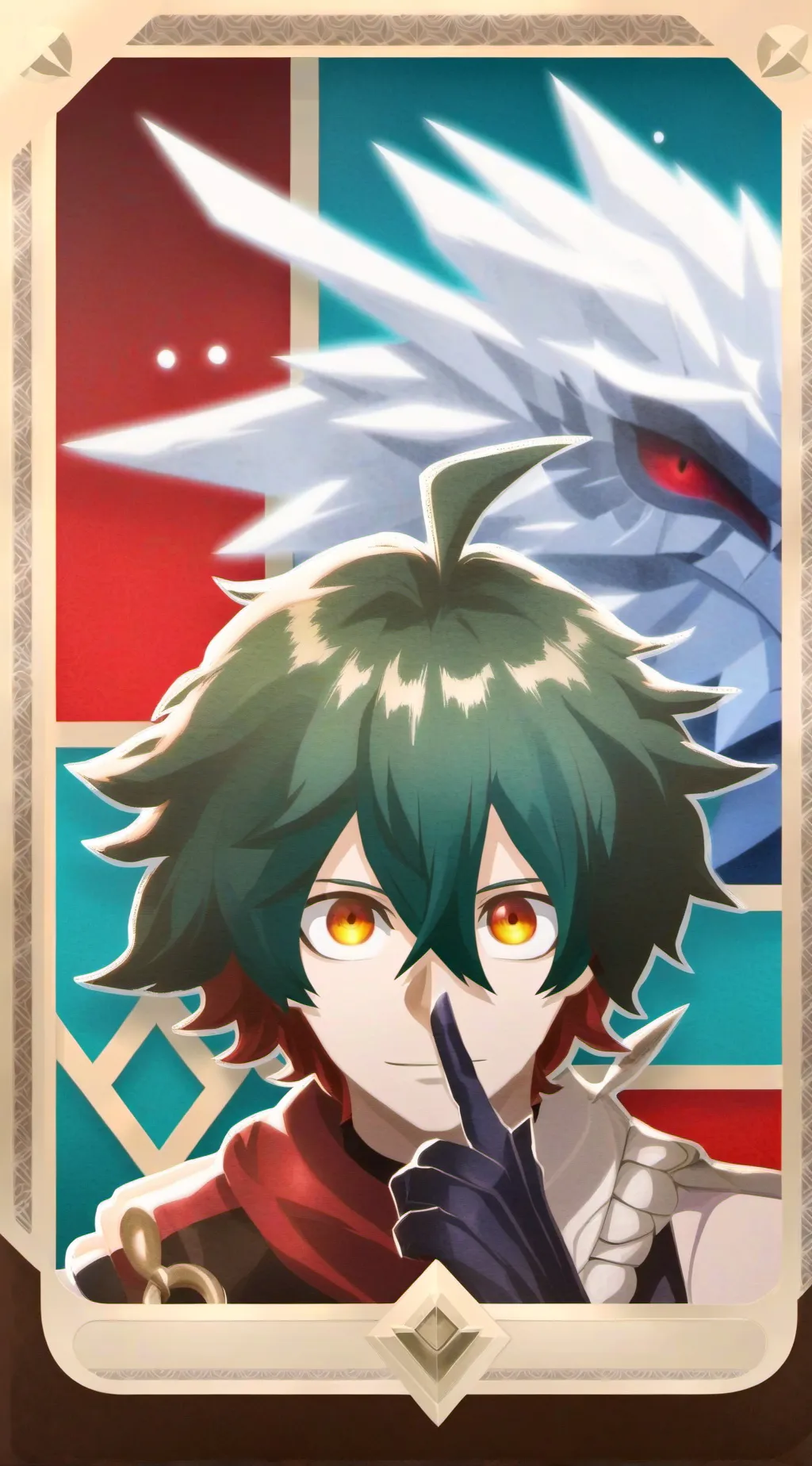 ai character: MHA pool party!!! background