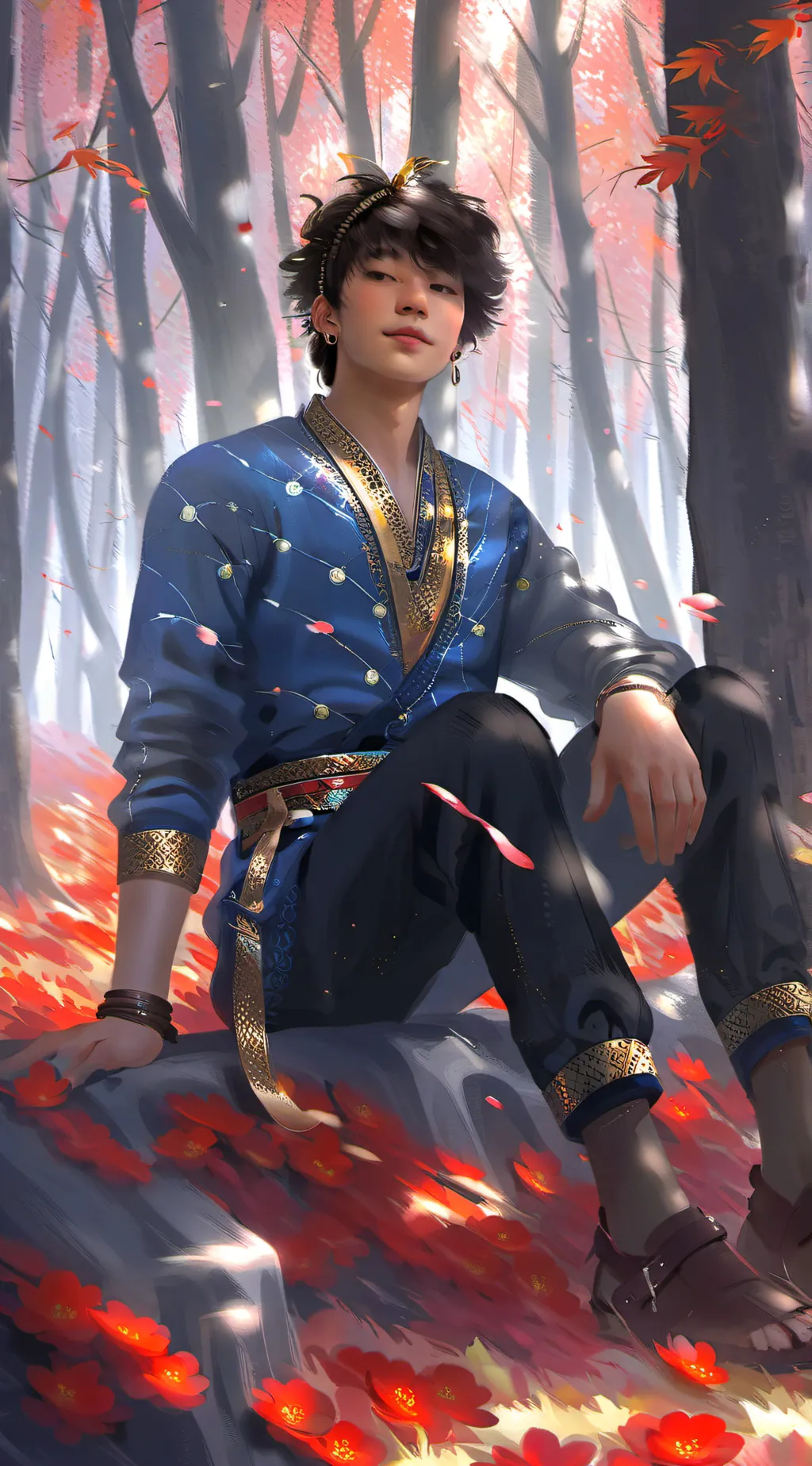 ai character: Flint background