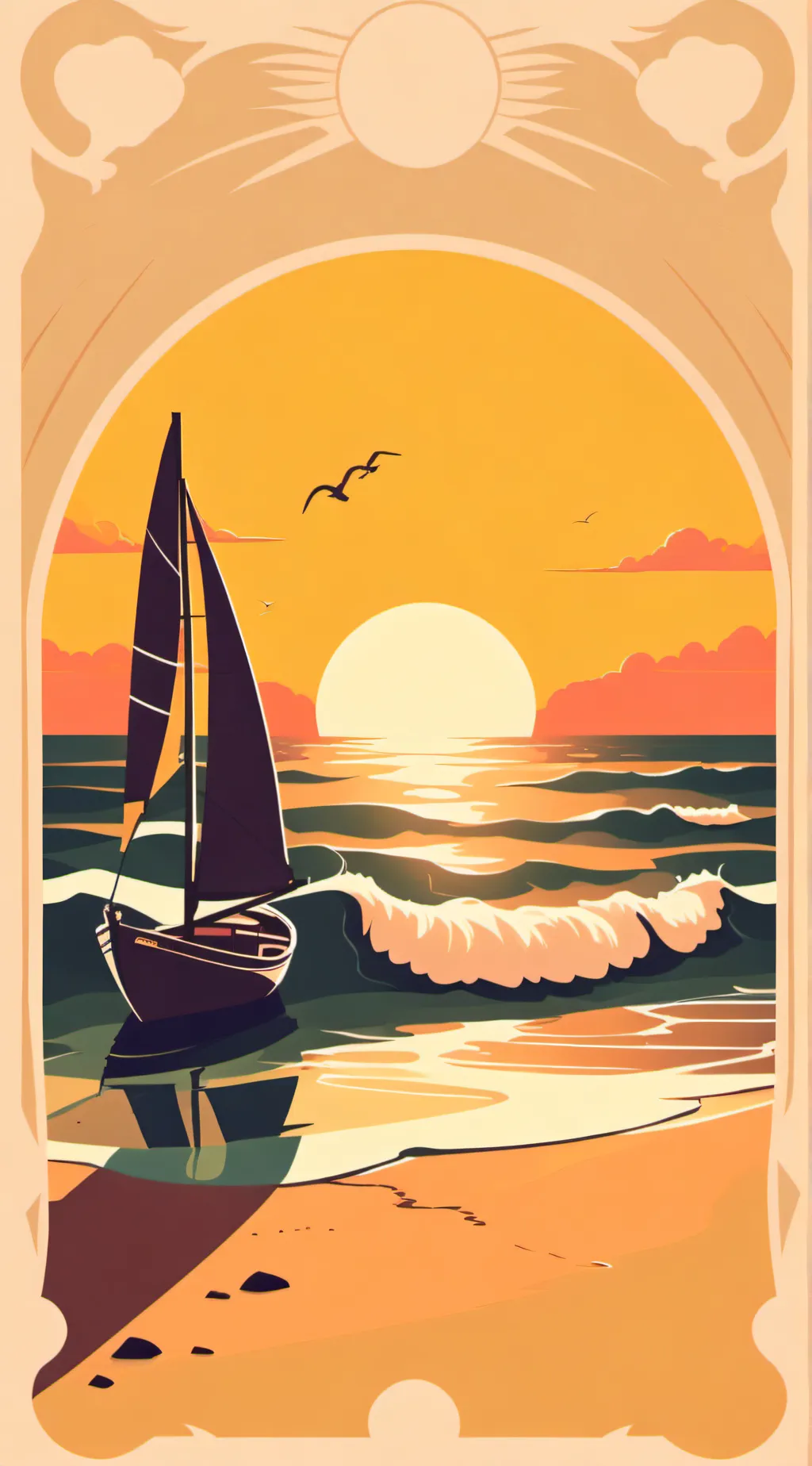 ai character: Outer banks background