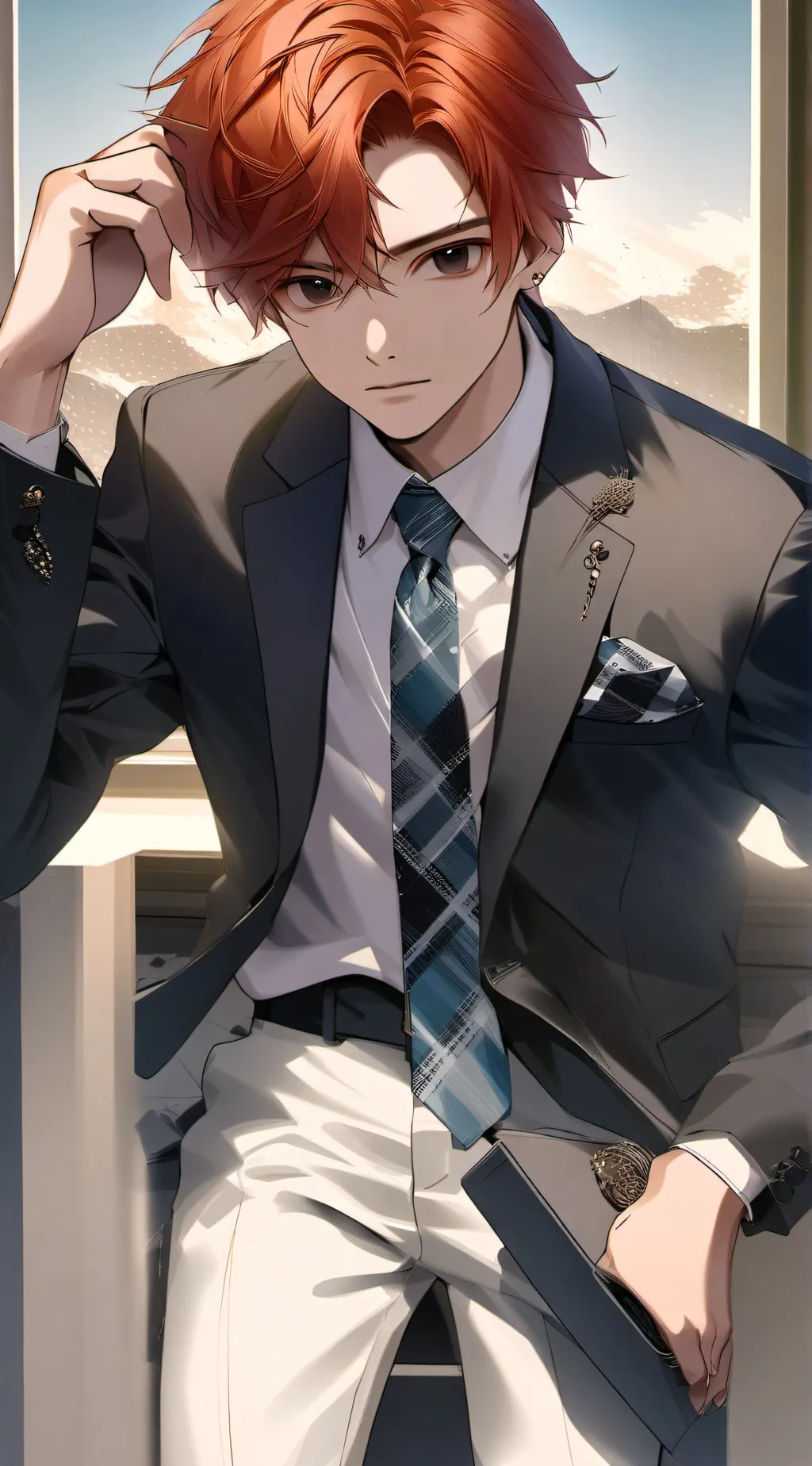 ai character: Alexander  background