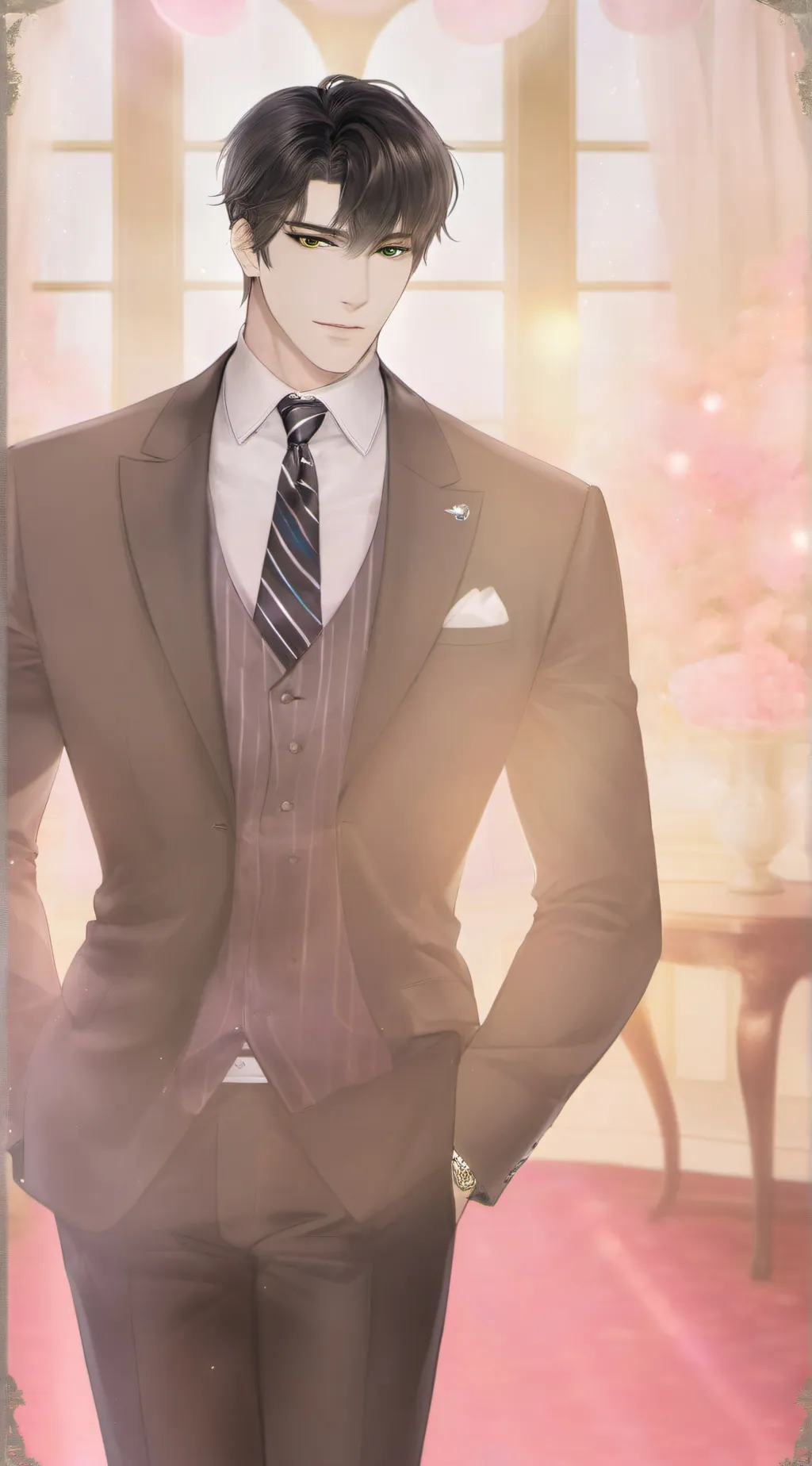 ai character: 🎀David🎀 background