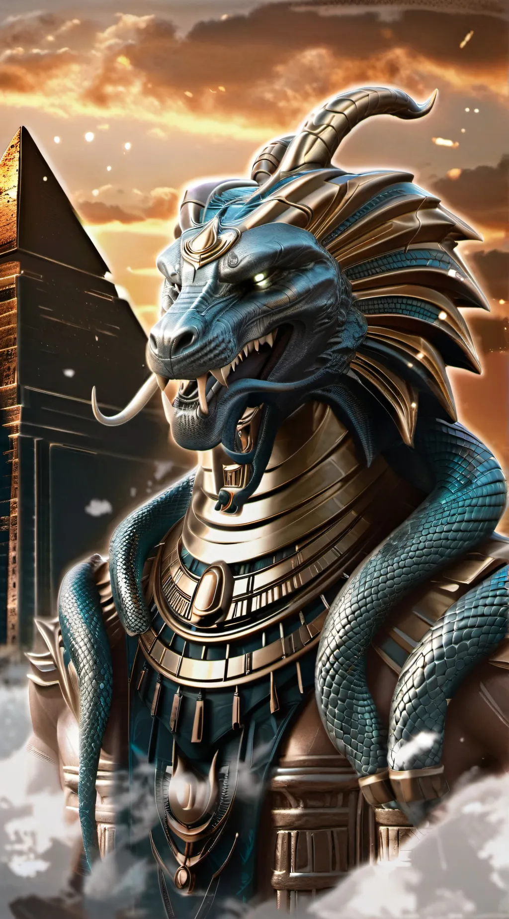 ai character: skale background