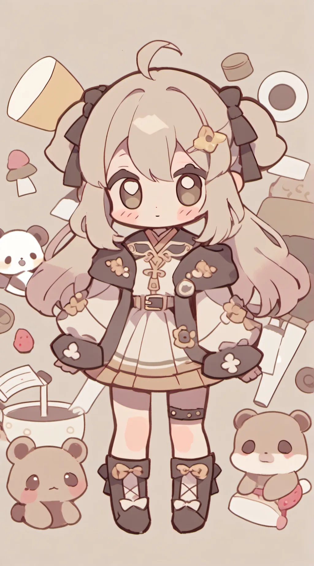 ai character: Lankybox reaction  background