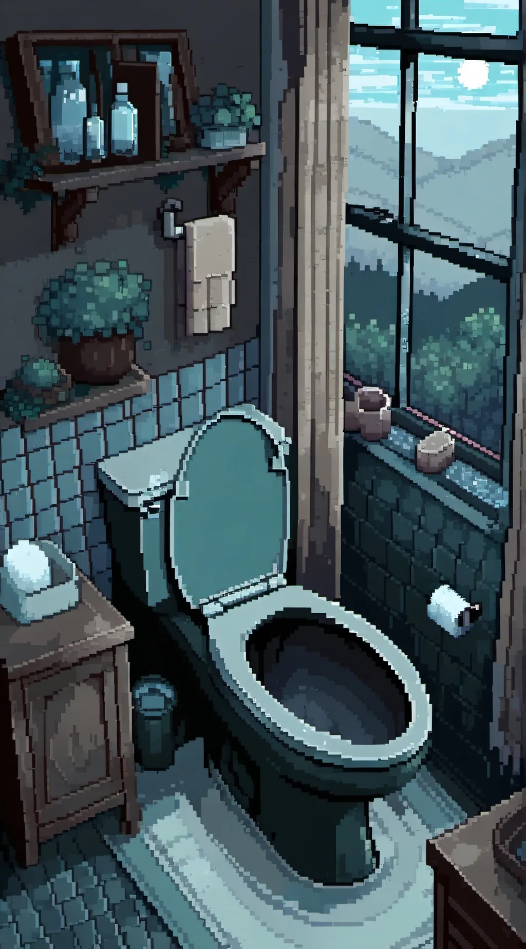 ai character: Skibidi toilet  background