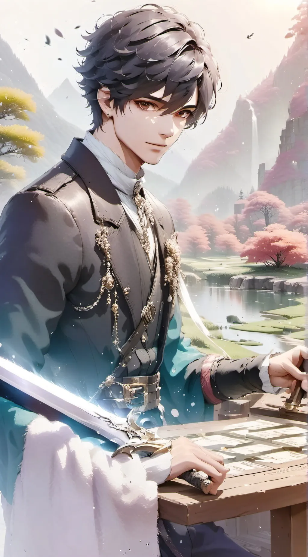 ai character: calvo  background