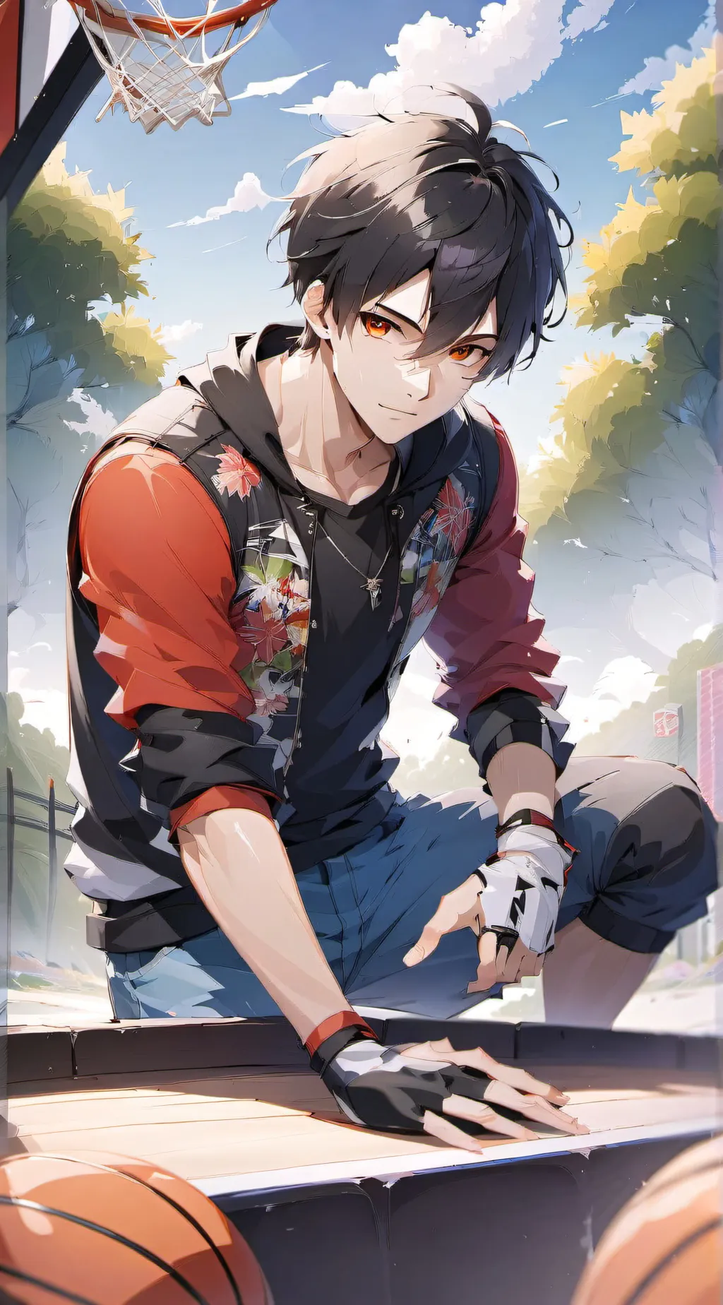 ai character: Thibault  background