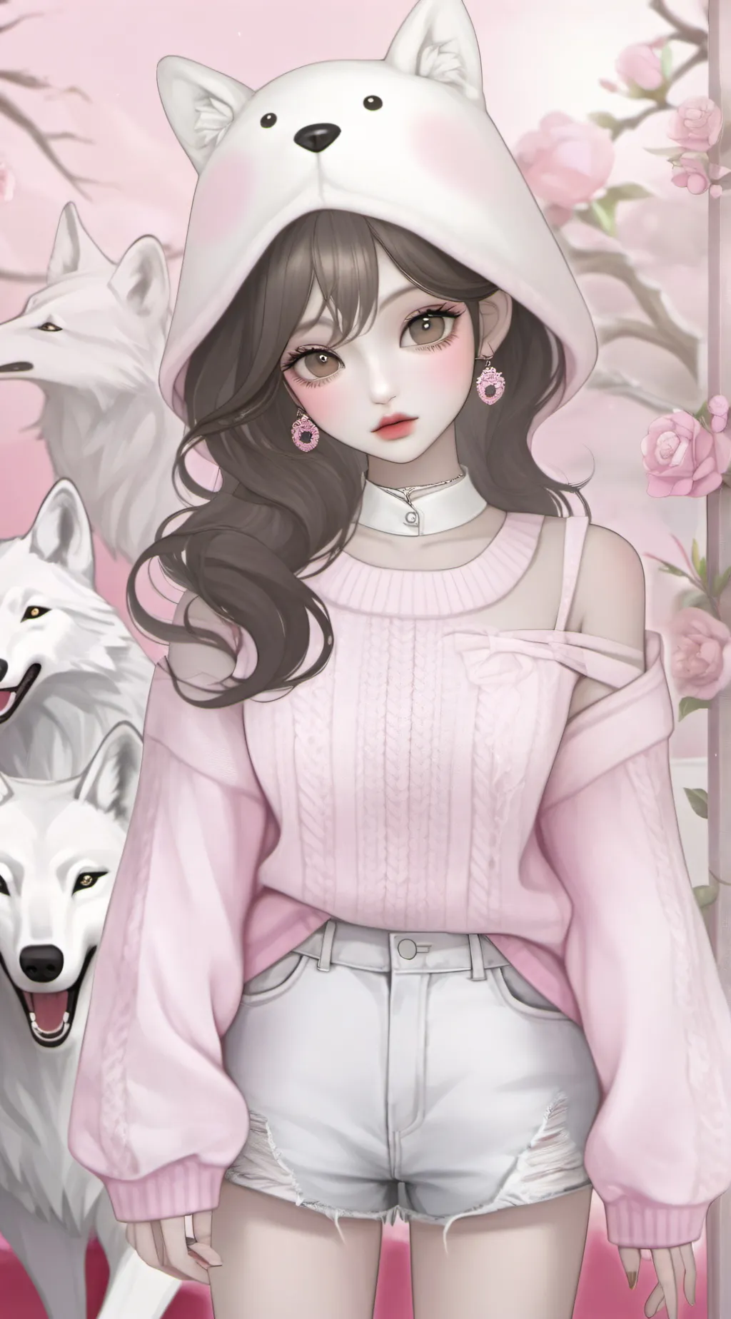 ai character: Amelia, Ame, Lia background