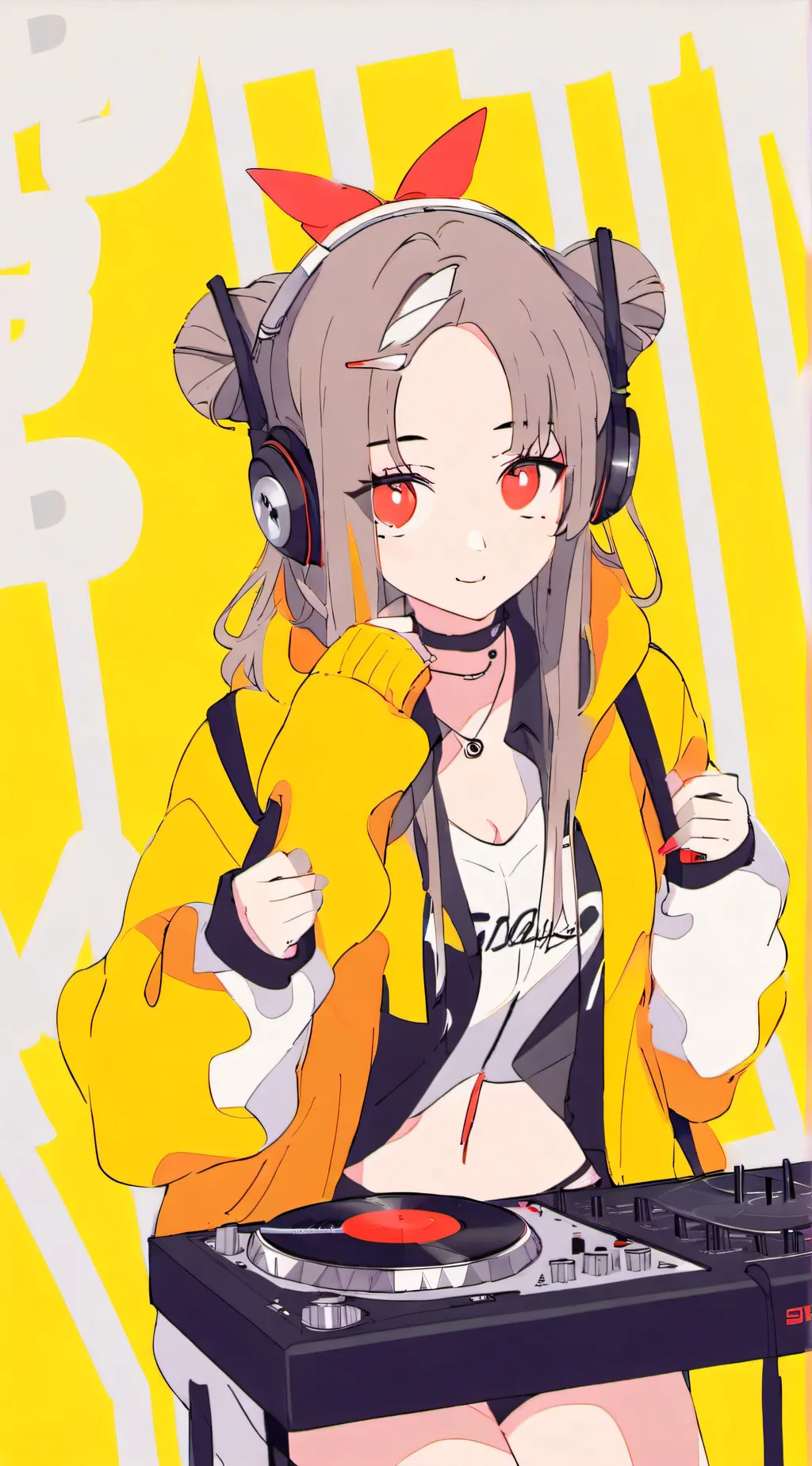 ai character: DJ Emily￼ background