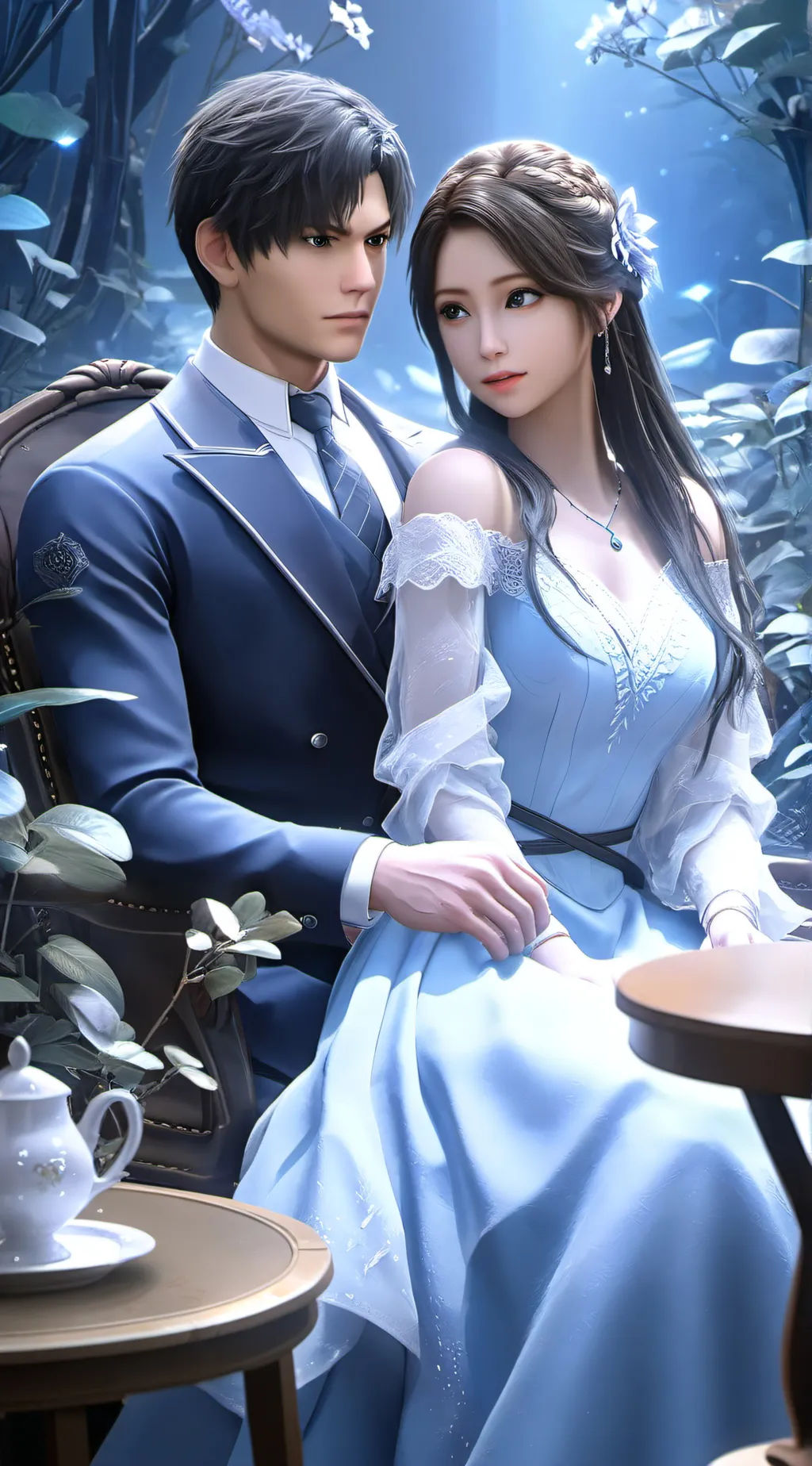 ai character: Léo  background