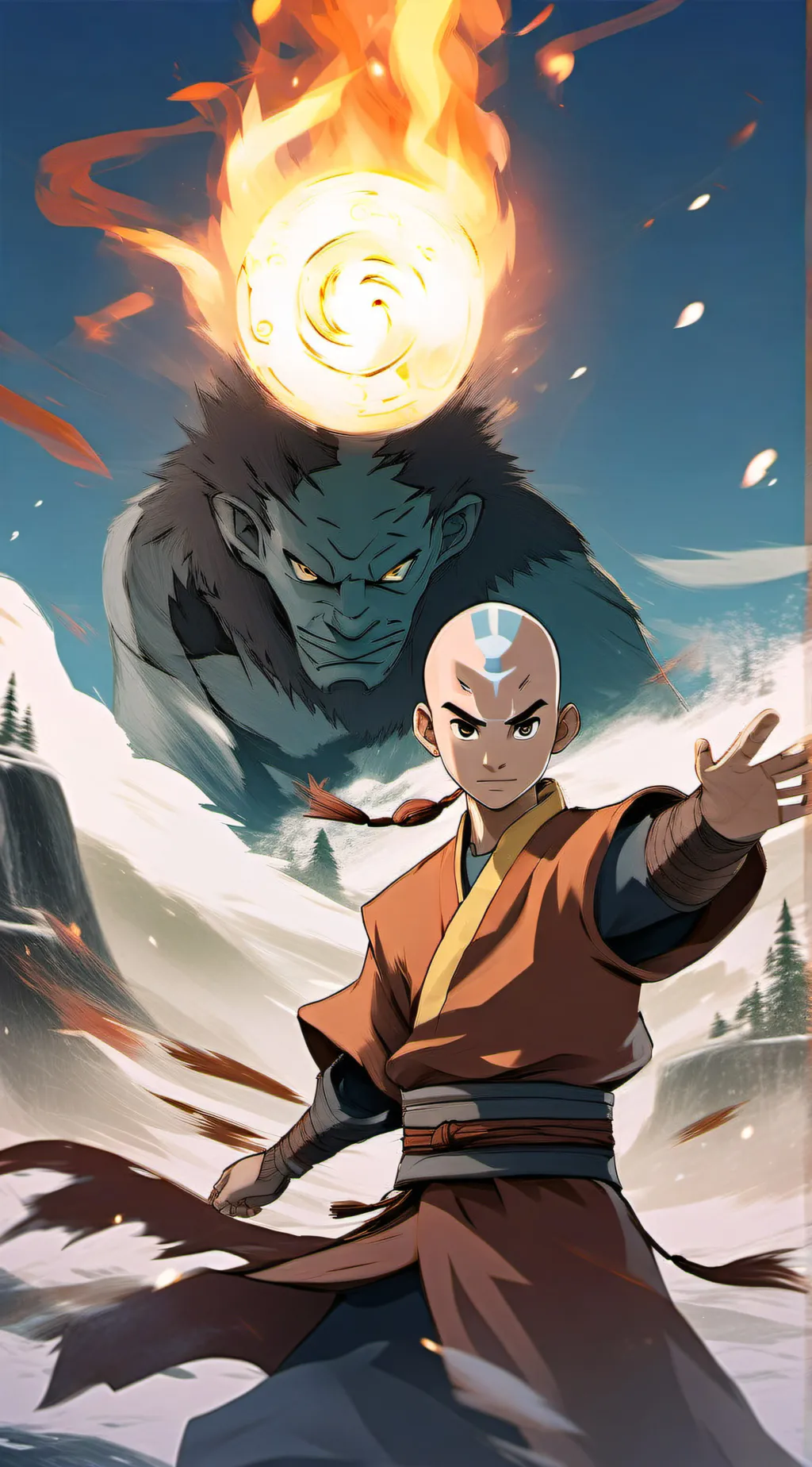 ai character: Aang background