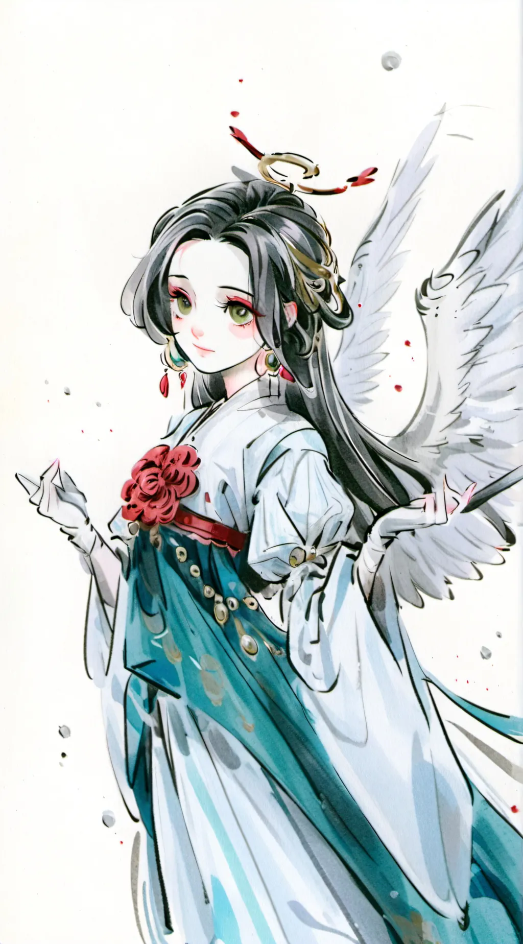 ai character: Angie/Angel dust  background