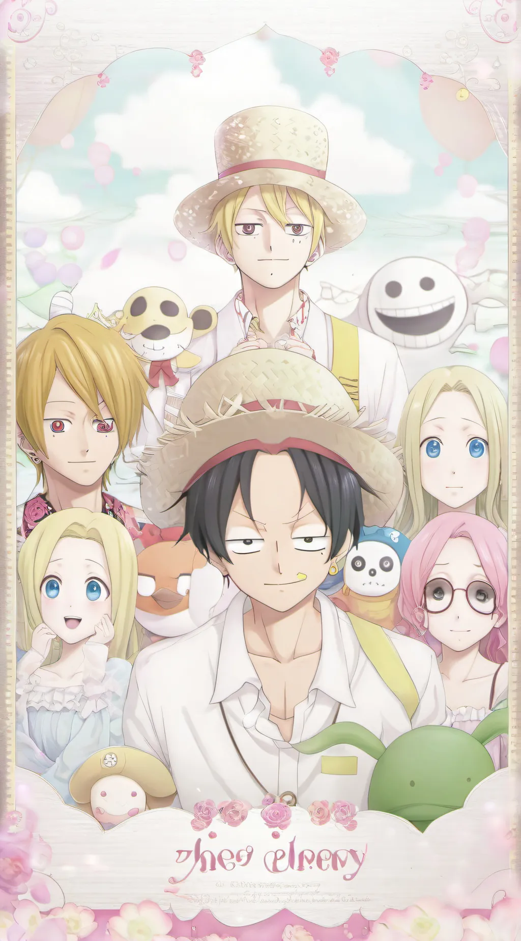 ai character: straw hat pirates background