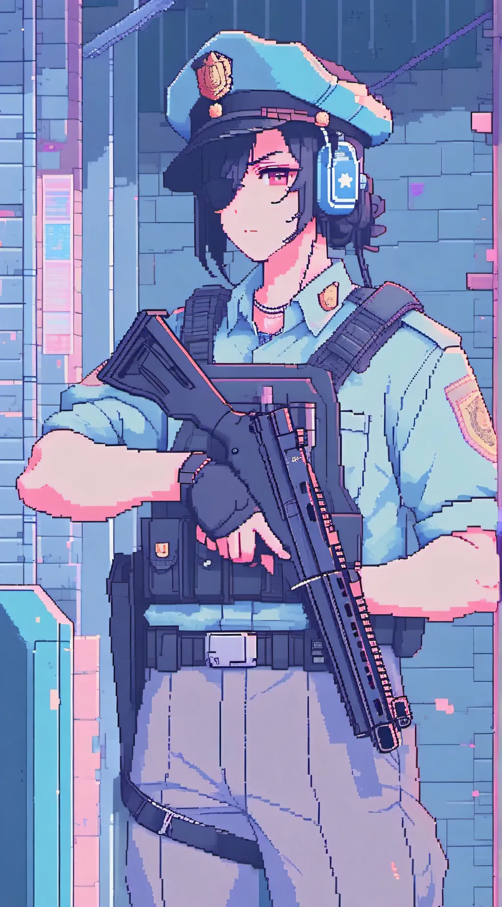 ai character: Ângela  background