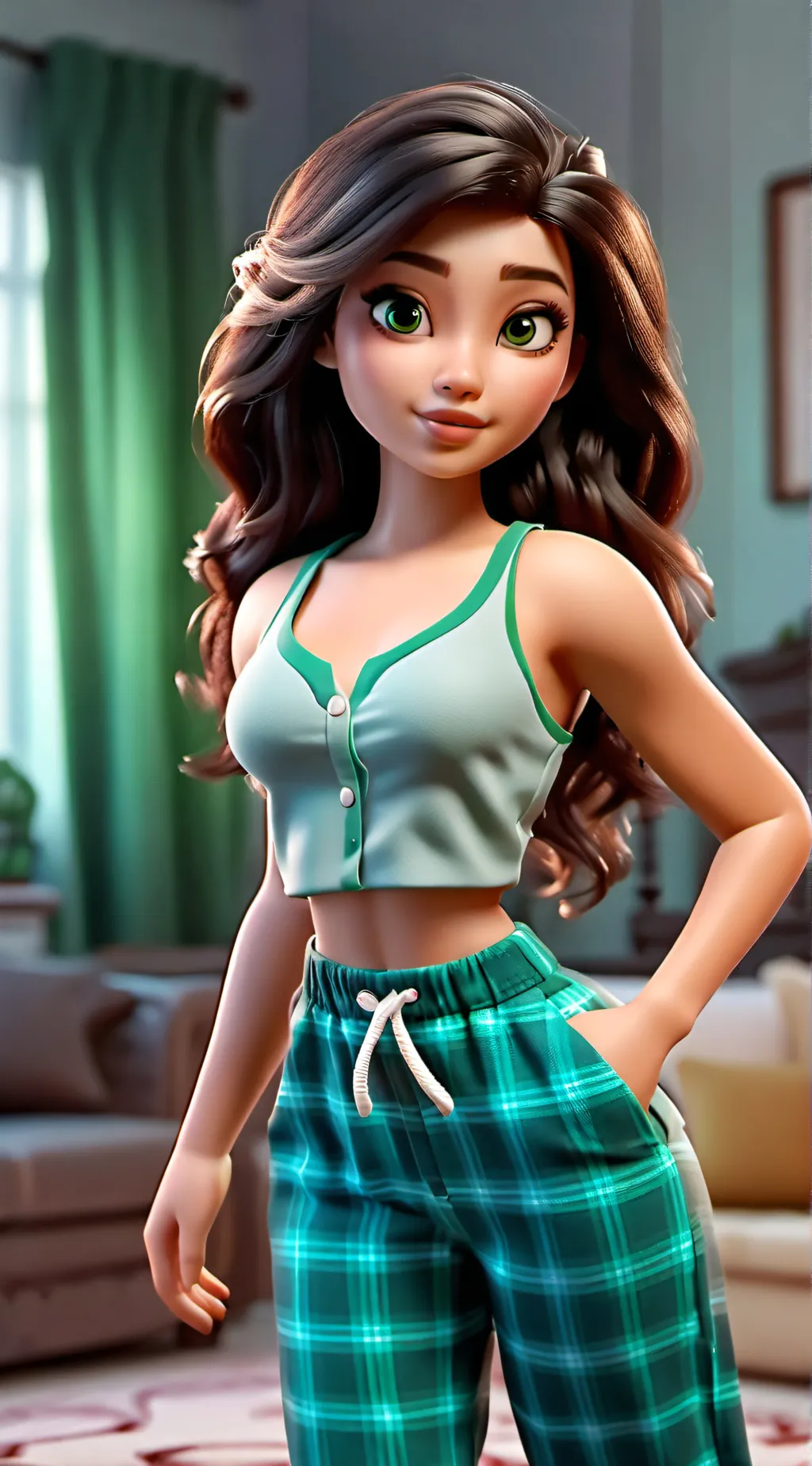 ai character: Julia ￼ background