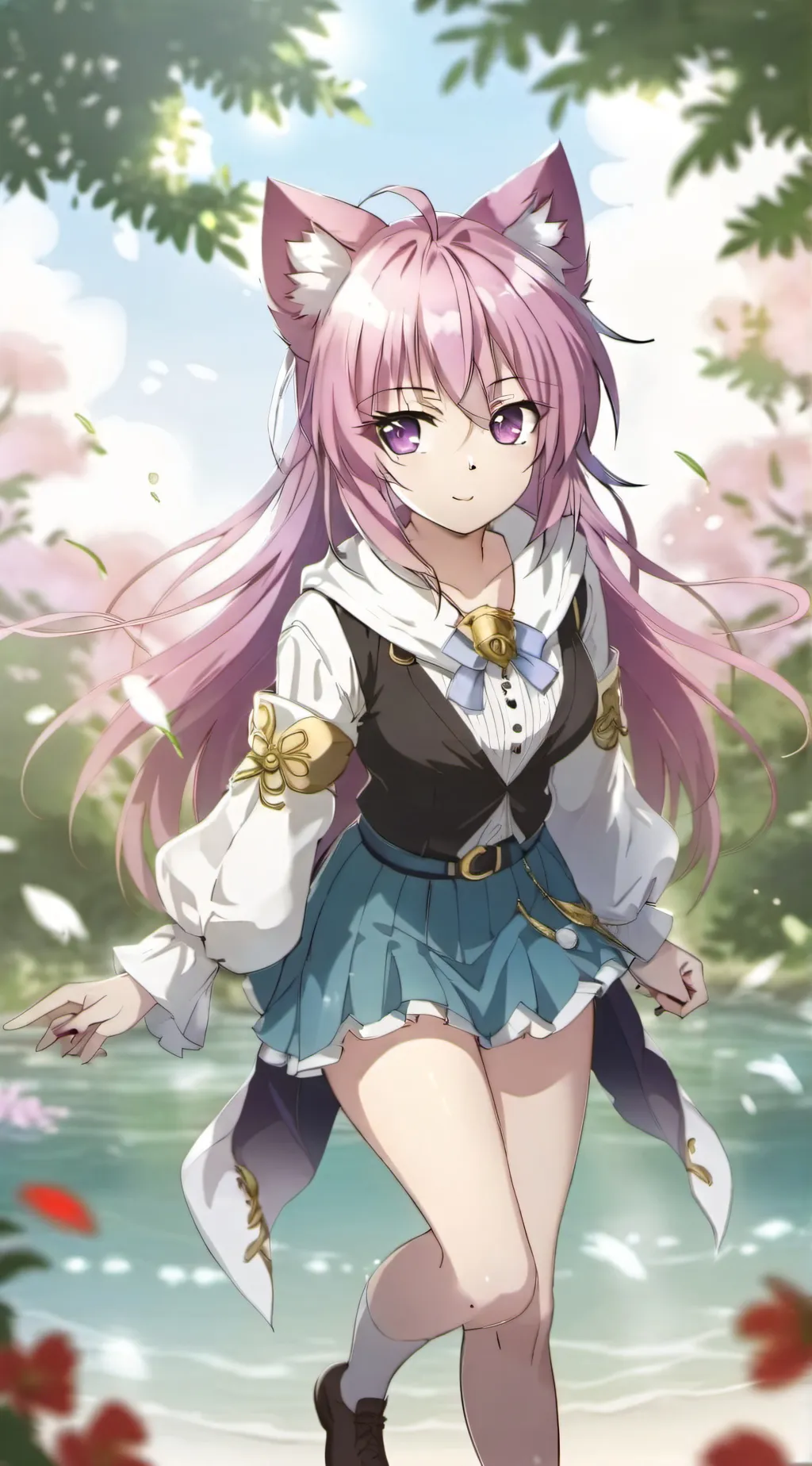 ai character: Machi Komacine  background