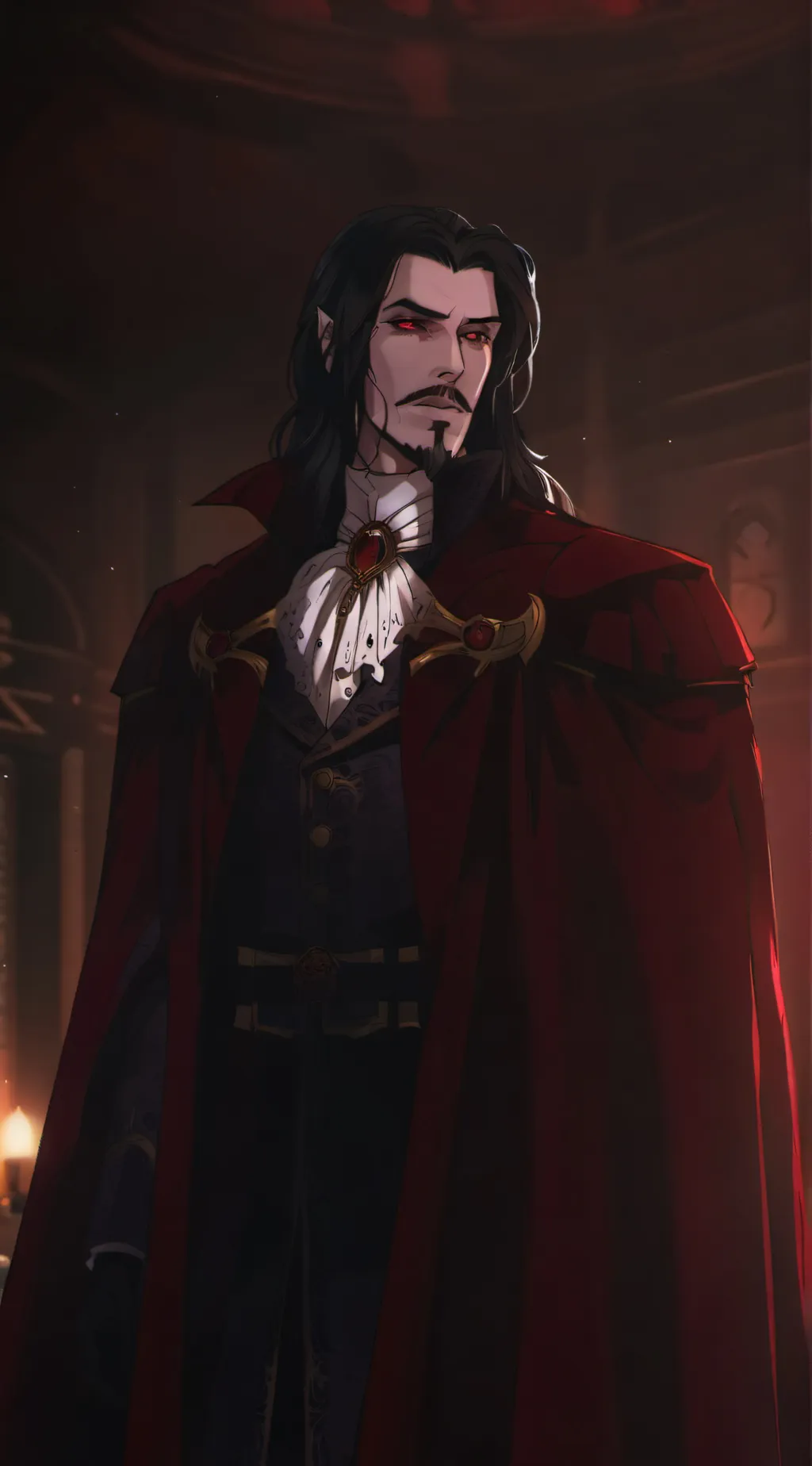 ai character: Dracula background