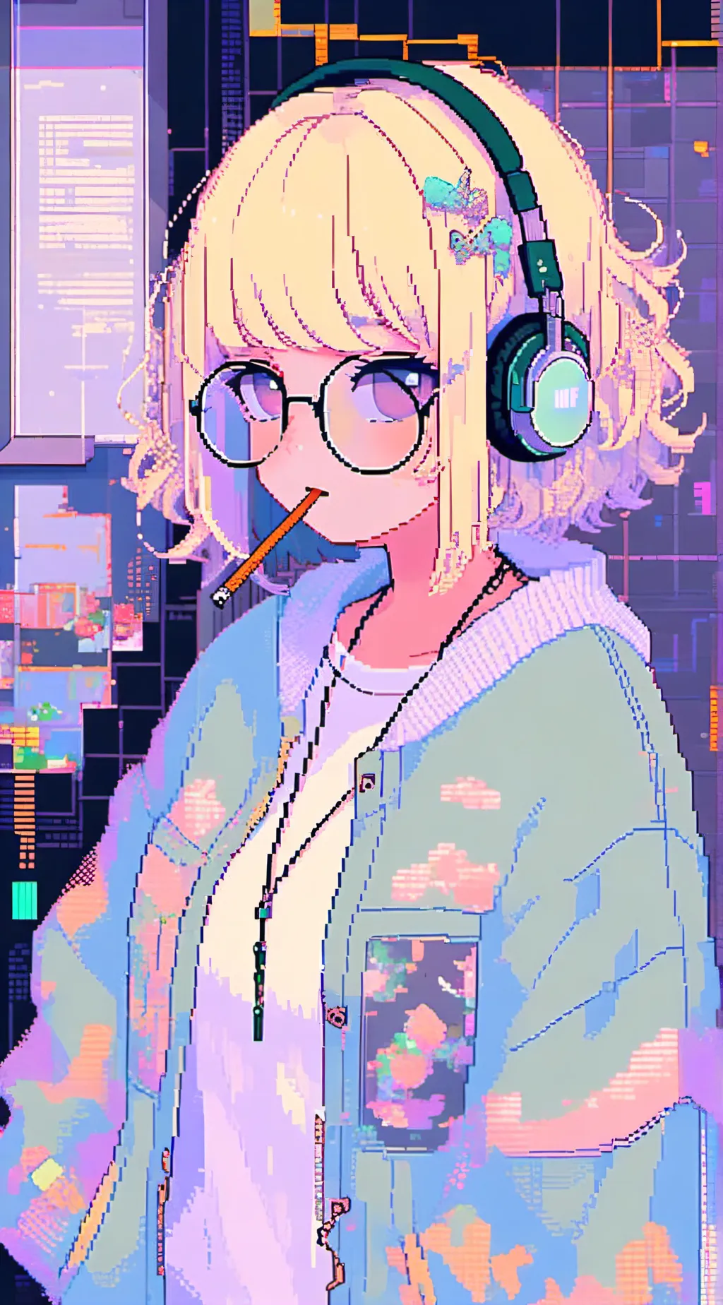 ai character: Whizz 🤪💛 background